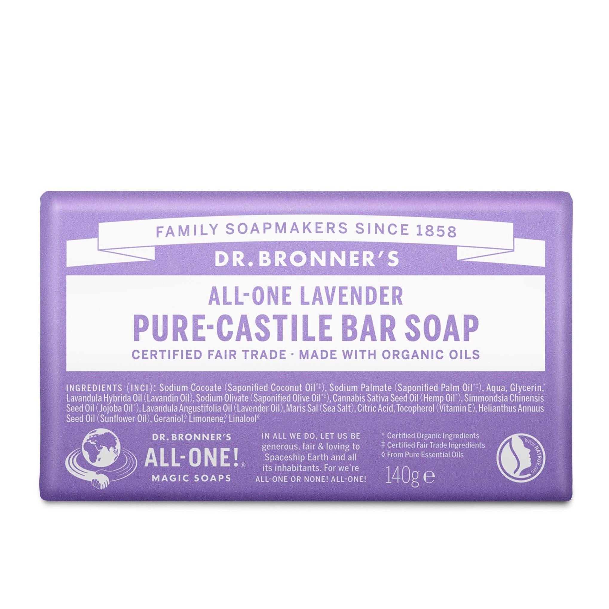 Мыло Dr. Bronner's Lavender Pure Castile 140 г