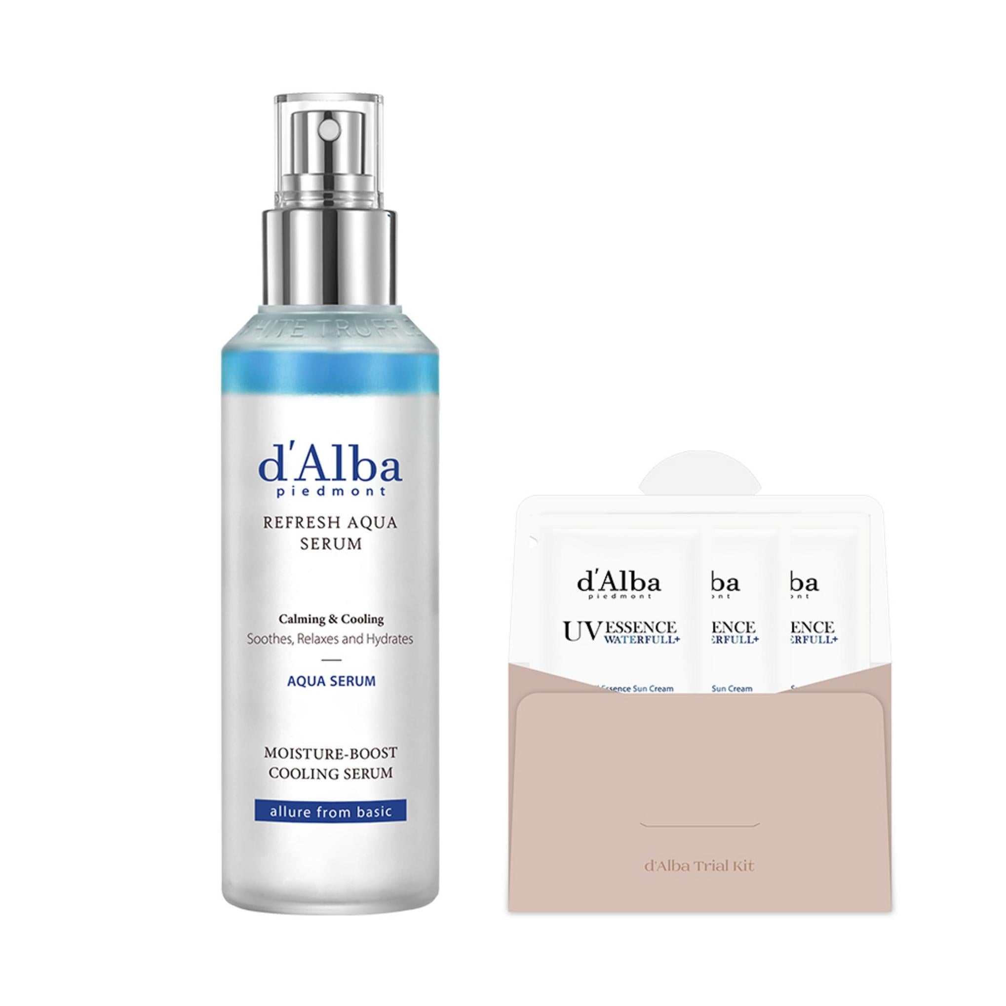 Dalba White Truffle Refresh Aqua Sérum 150 ml + Essence Crème Solaire 3 ml x 3p