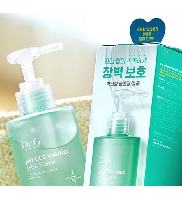Gel limpiador en espuma con acidez débil Dr.G