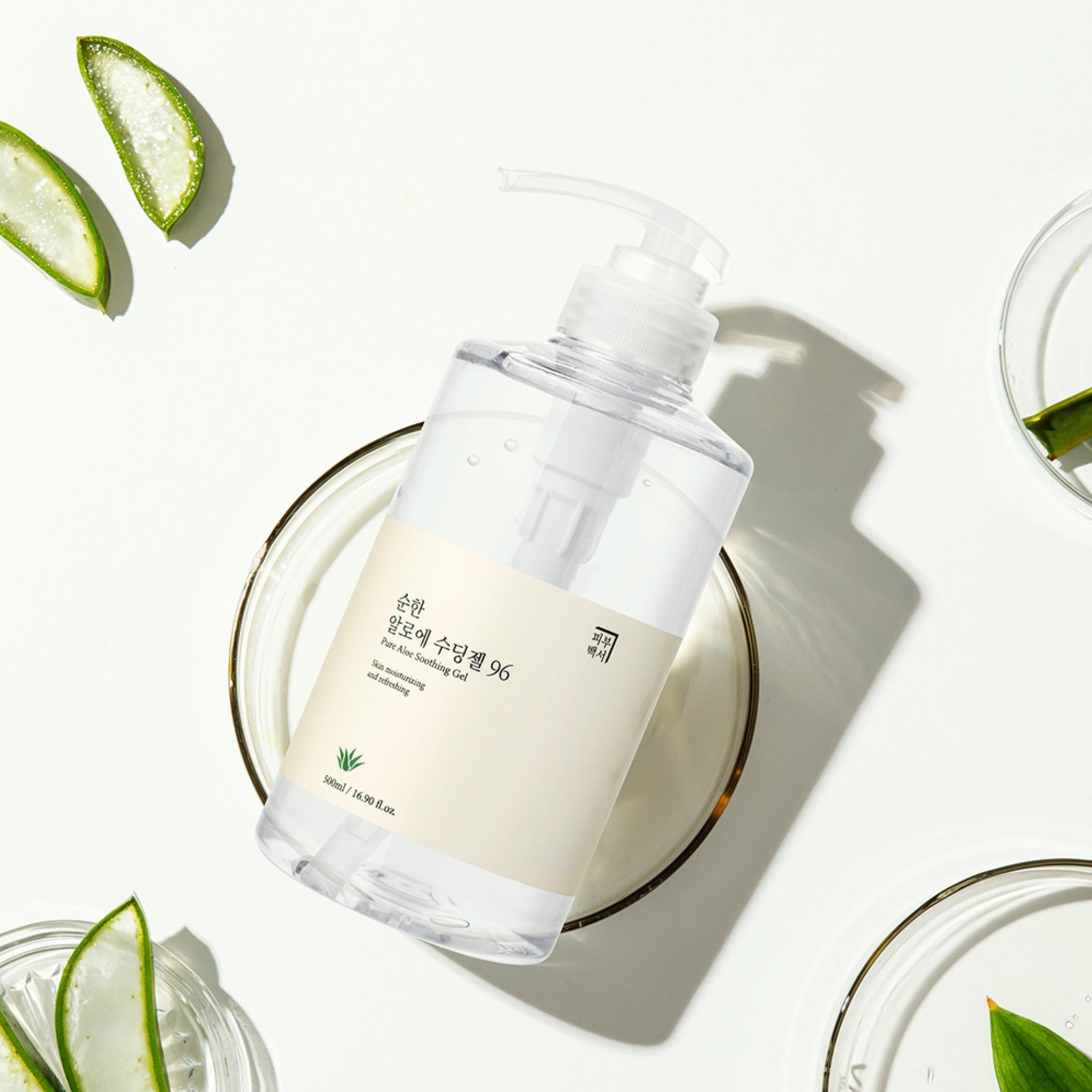 Успокаивающий гель для кожи White Paper Aloe 96