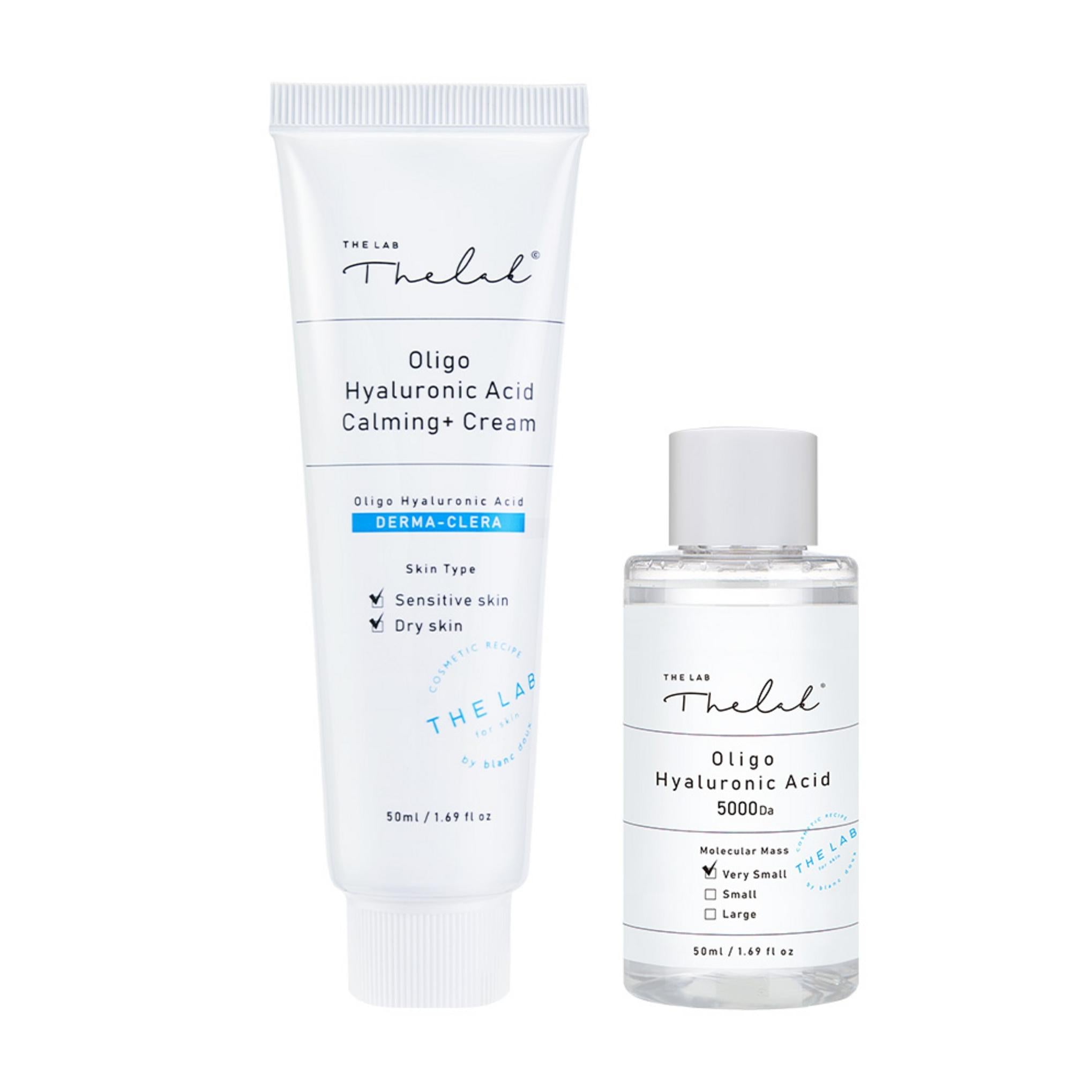 The Lab by Blanc Doo Oligo Hyaluronic Acid Calming Plus Cream 50 ml + Toner 50 ml Set
