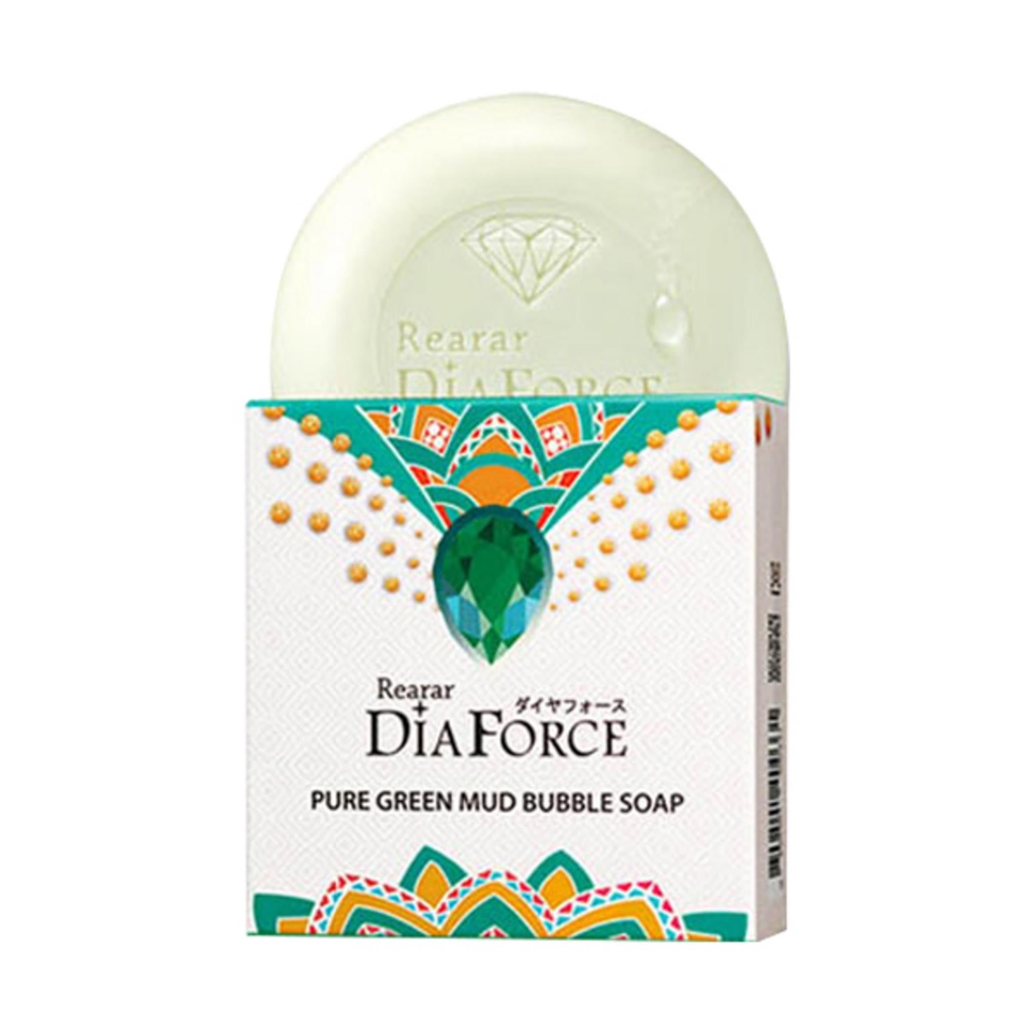 Редкое мыло с пузырьками грязи Dia Force, чисто зеленое
