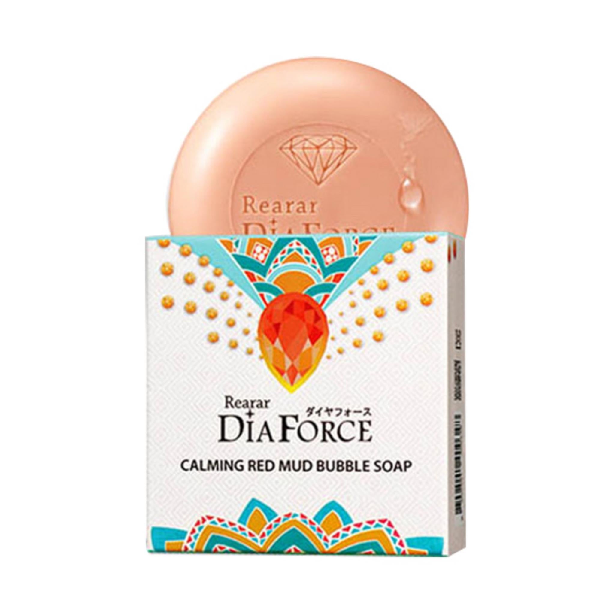 Редкое мыло Dia Force Mud Bubble, успокаивающее красное