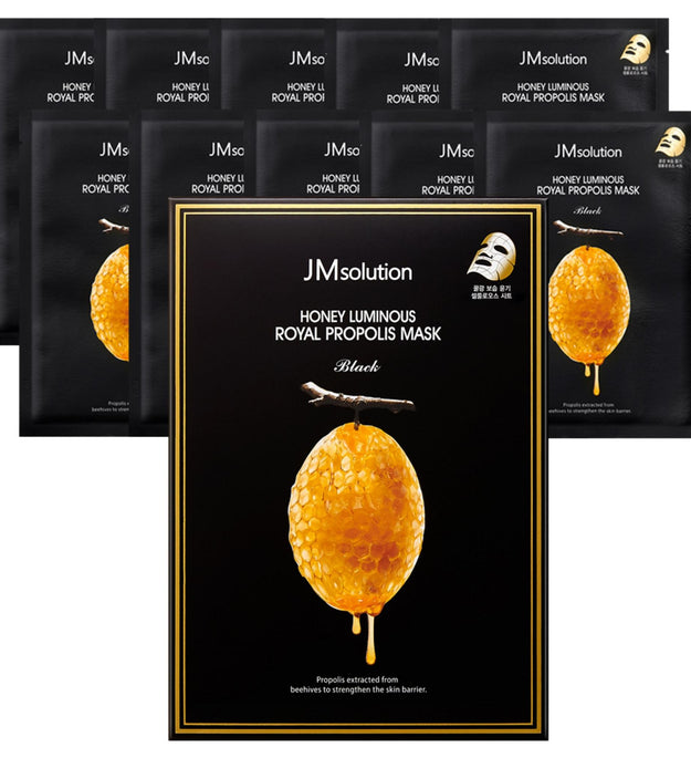 JM solution Pack Masque Lumineux à la Propolis Royale Miel