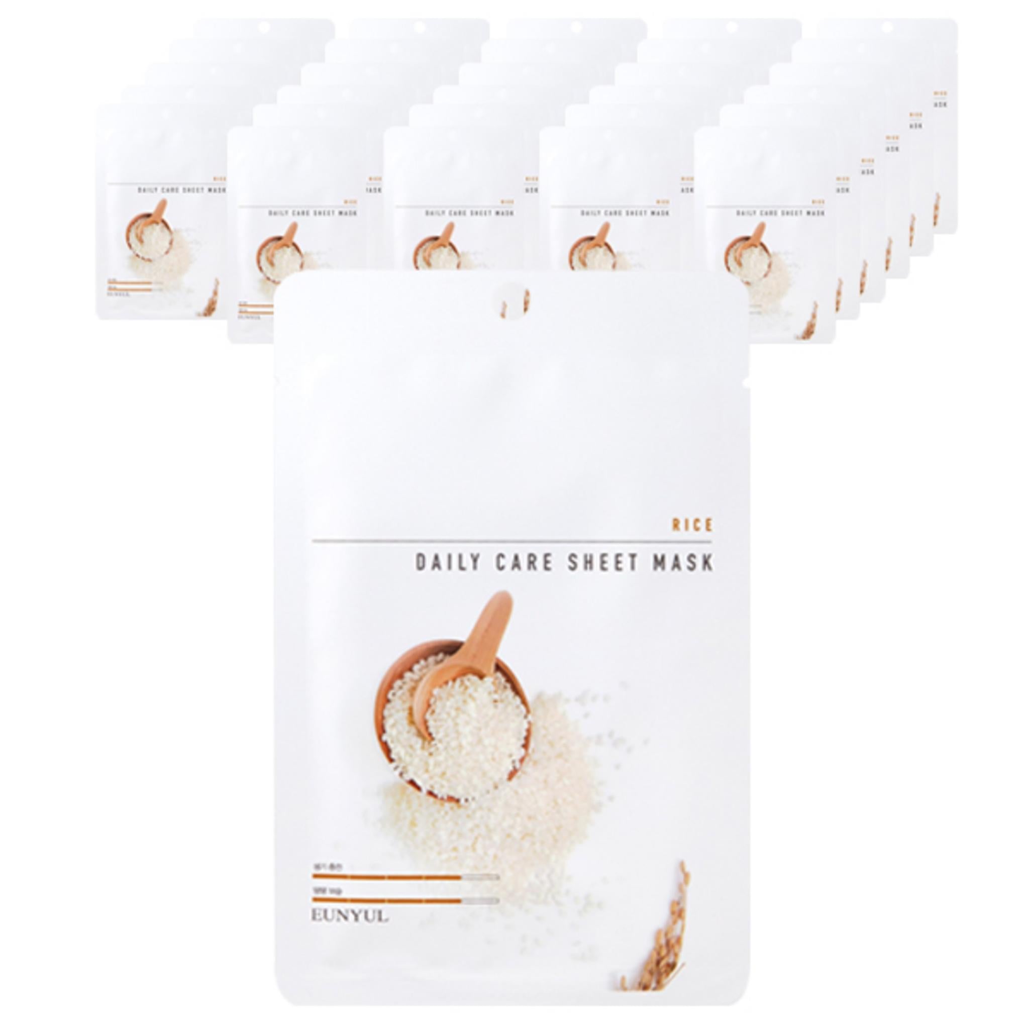 Masque en feuille soin quotidien au riz Eunyul