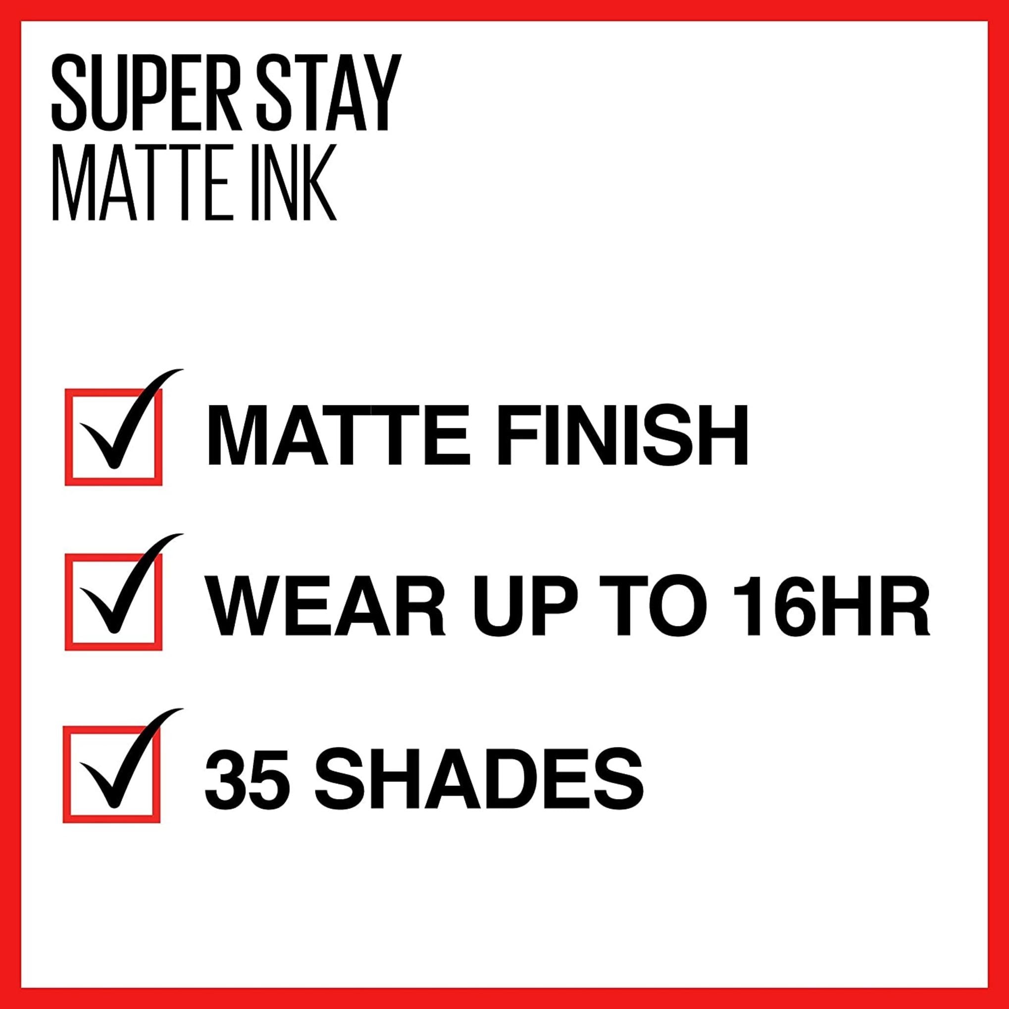 Maybelline Super Stay Tinta Mate Permanente