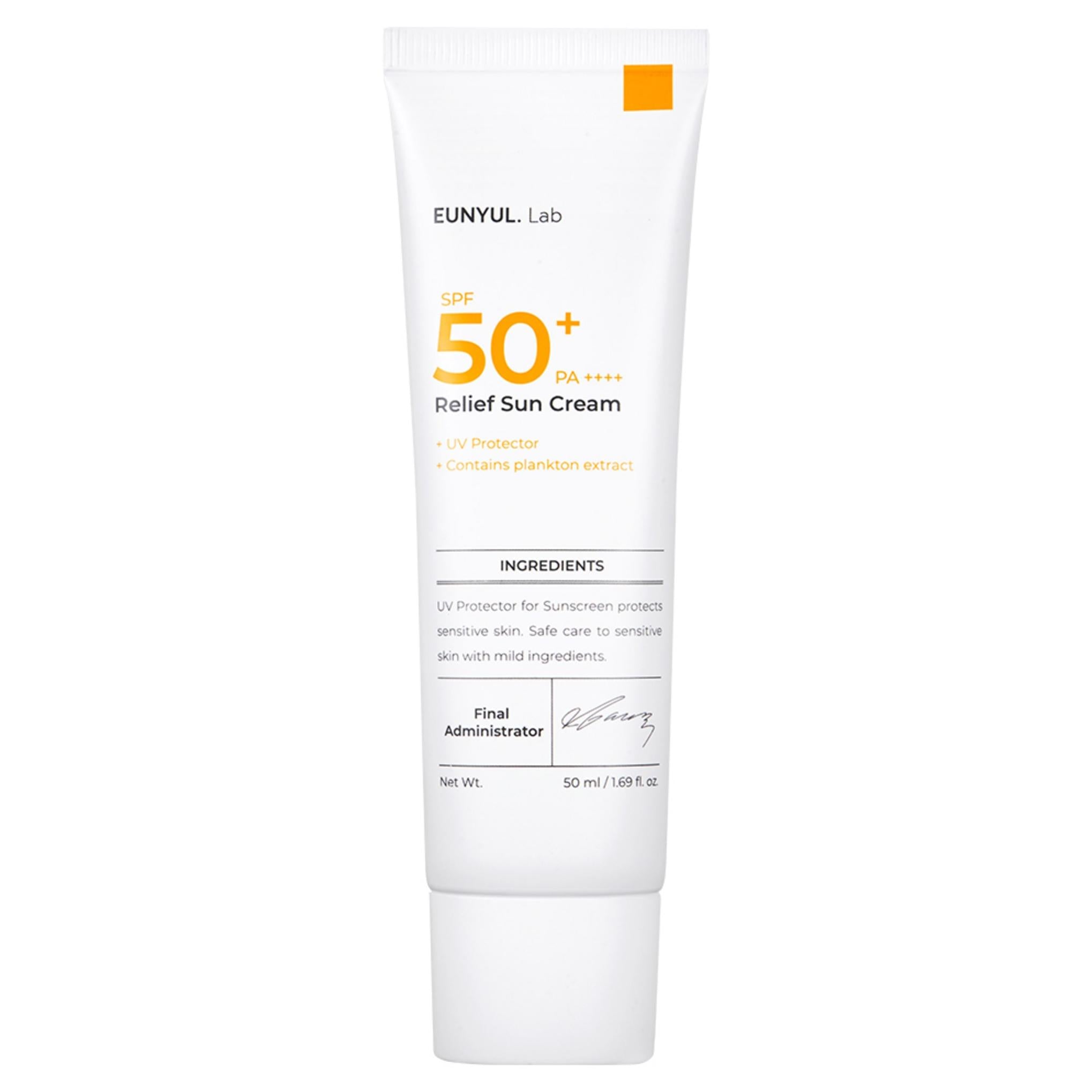 Crema solar Eunyul Lab Relief SPF50+ PA++++
