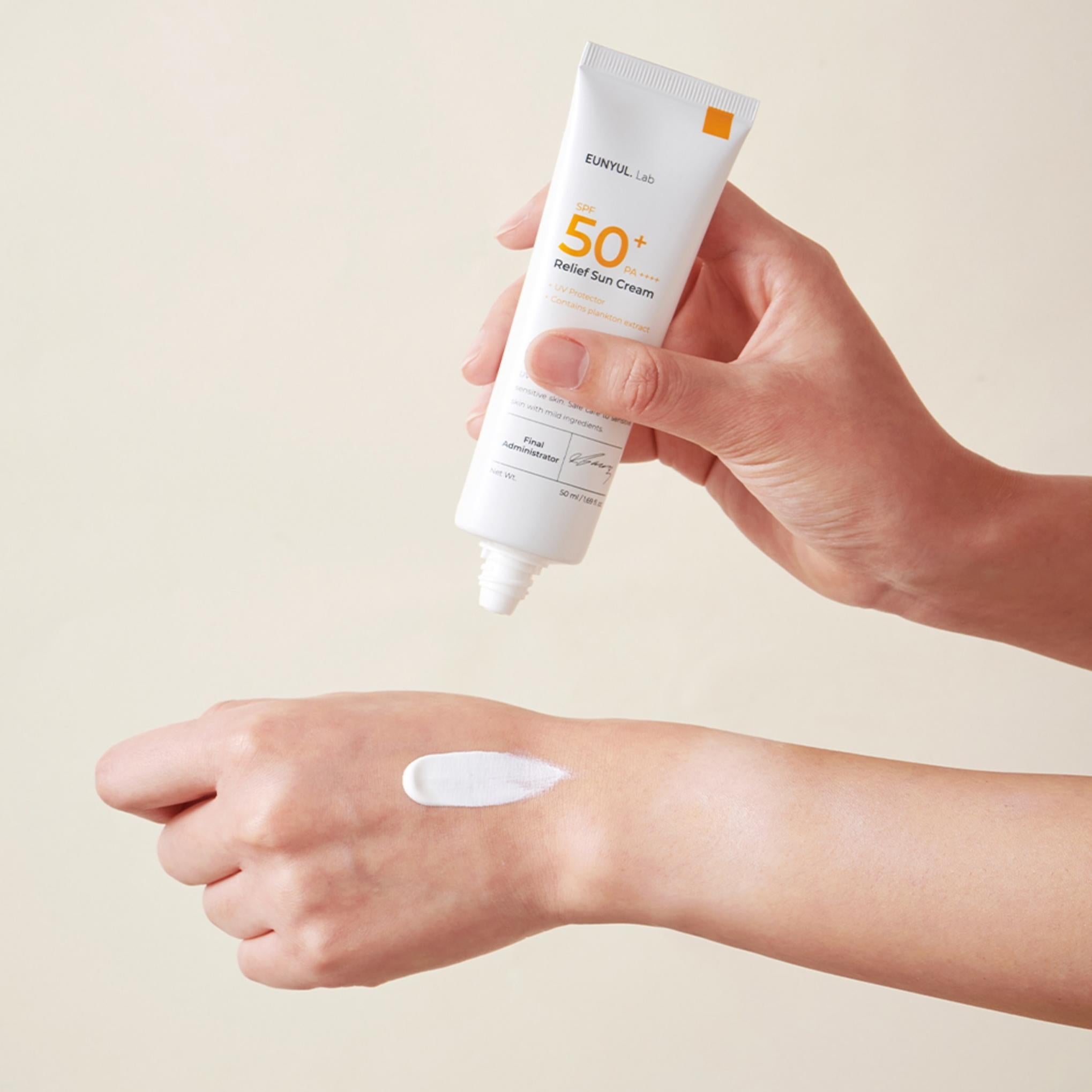 Crema solar Eunyul Lab Relief SPF50+ PA++++
