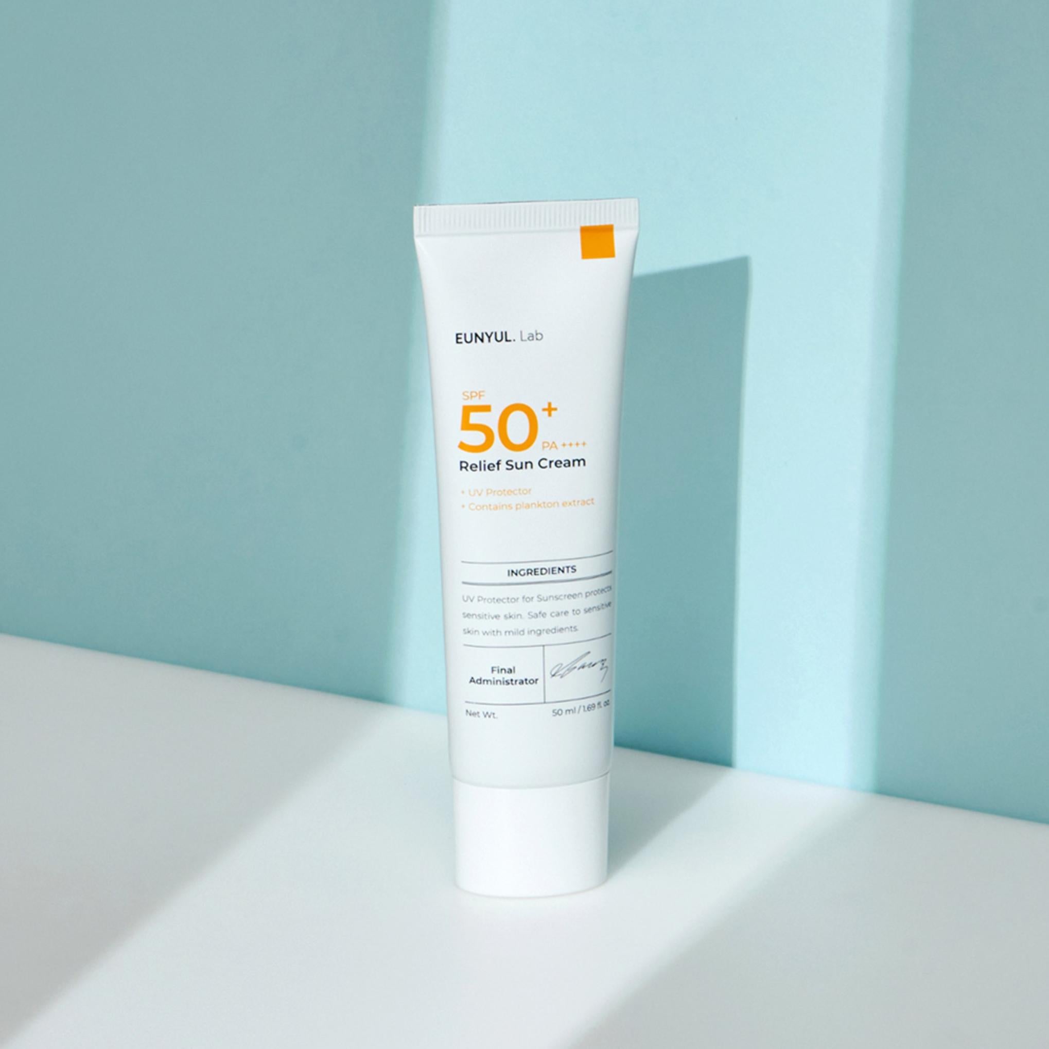 Crema solar Eunyul Lab Relief SPF50+ PA++++