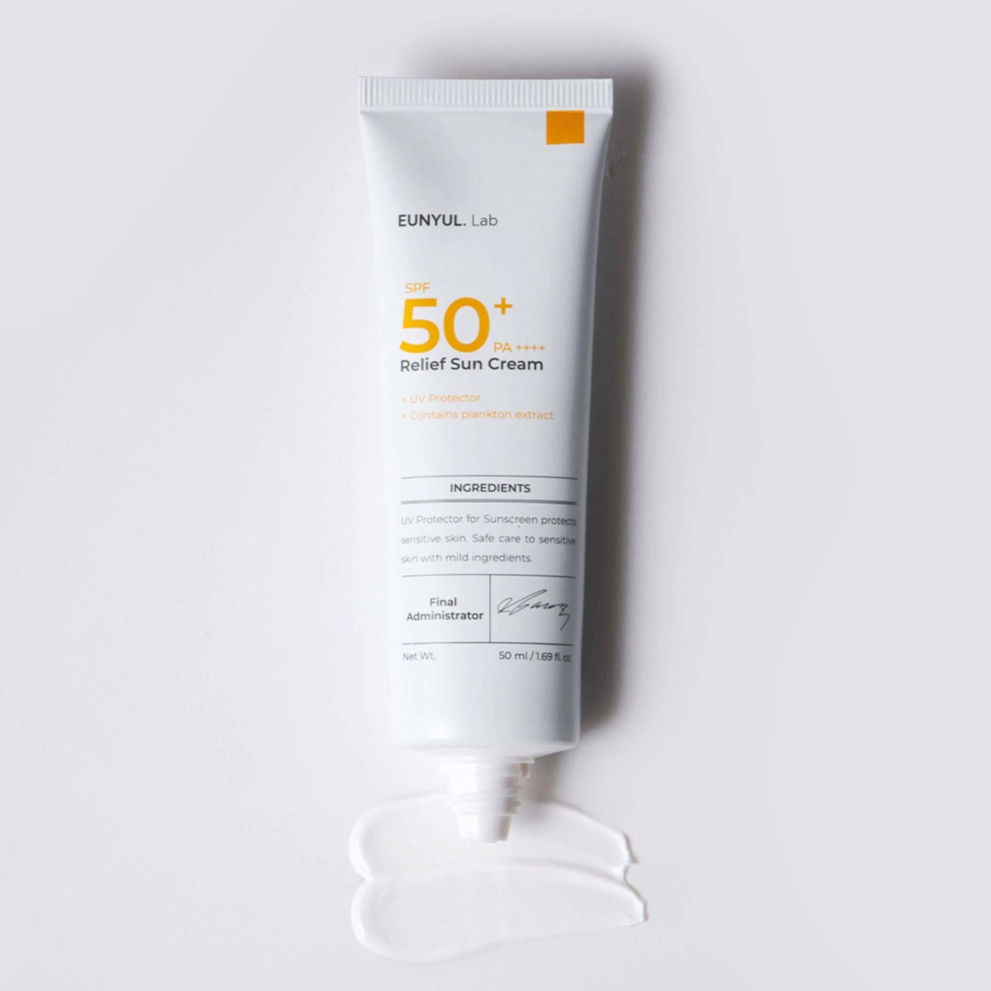 Crema solar Eunyul Lab Relief SPF50+ PA++++