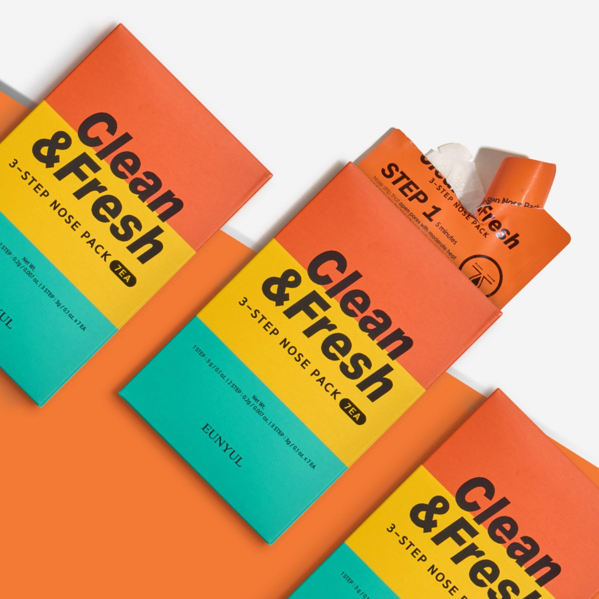 Paquete de 3 pasos para una nariz limpia y fresca