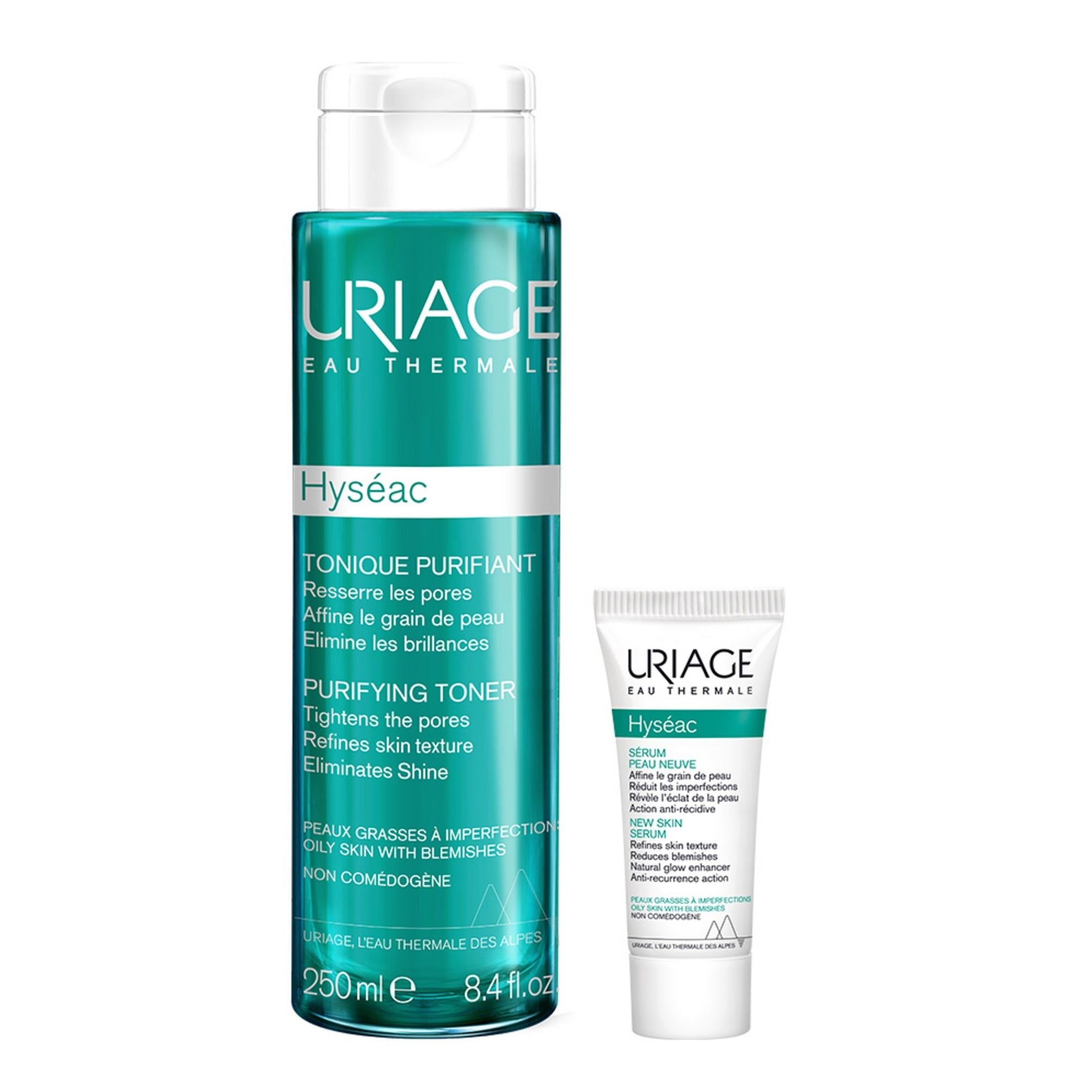 Uriage Ijeak Toner 250 ml + neues Hautserum 5 ml Set