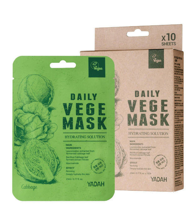 Yada Daily Veggie Cabbage Sheet Mask
