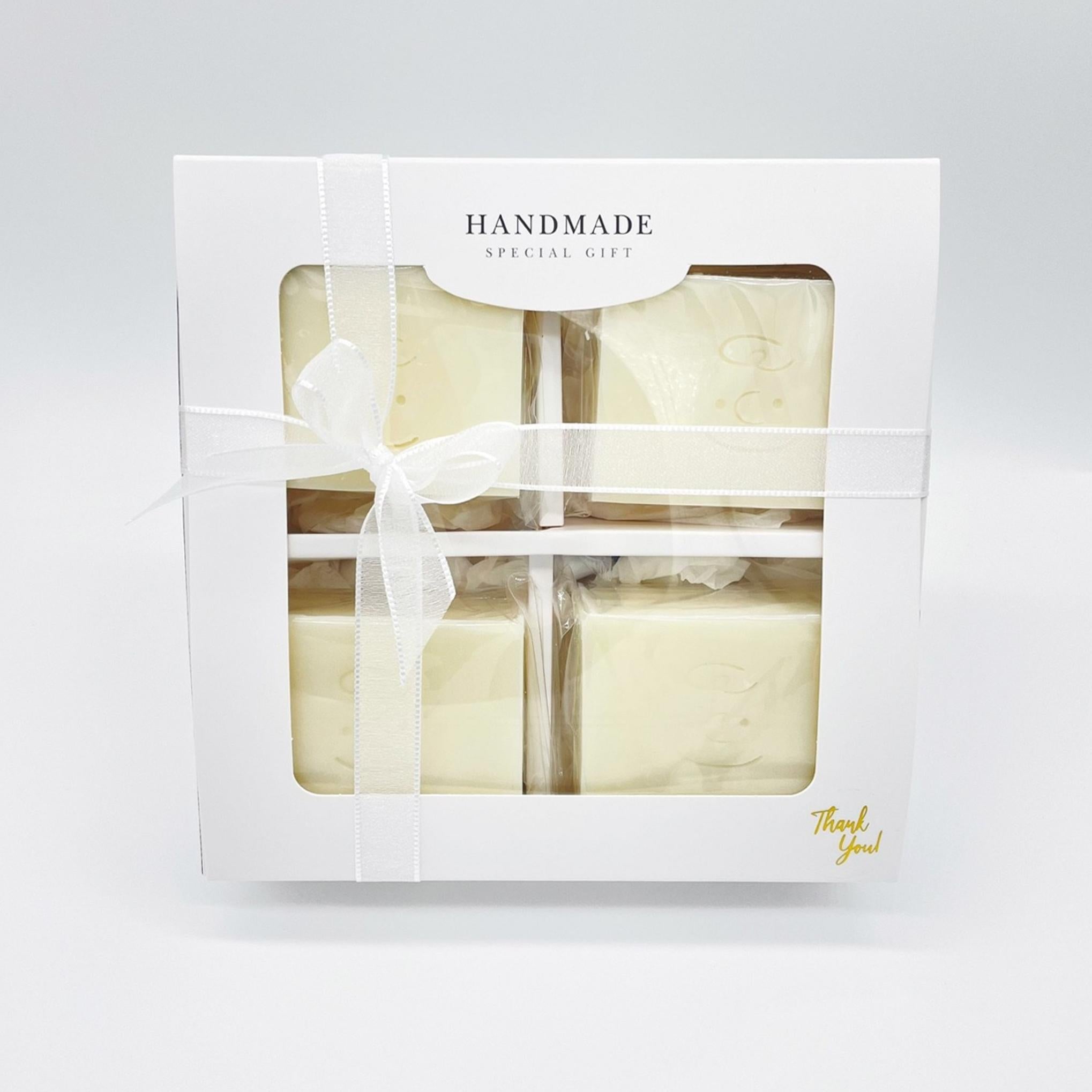 SoapMe Sulfatfreie, milde Hinoki-Adlay-Seife, 4er-Set