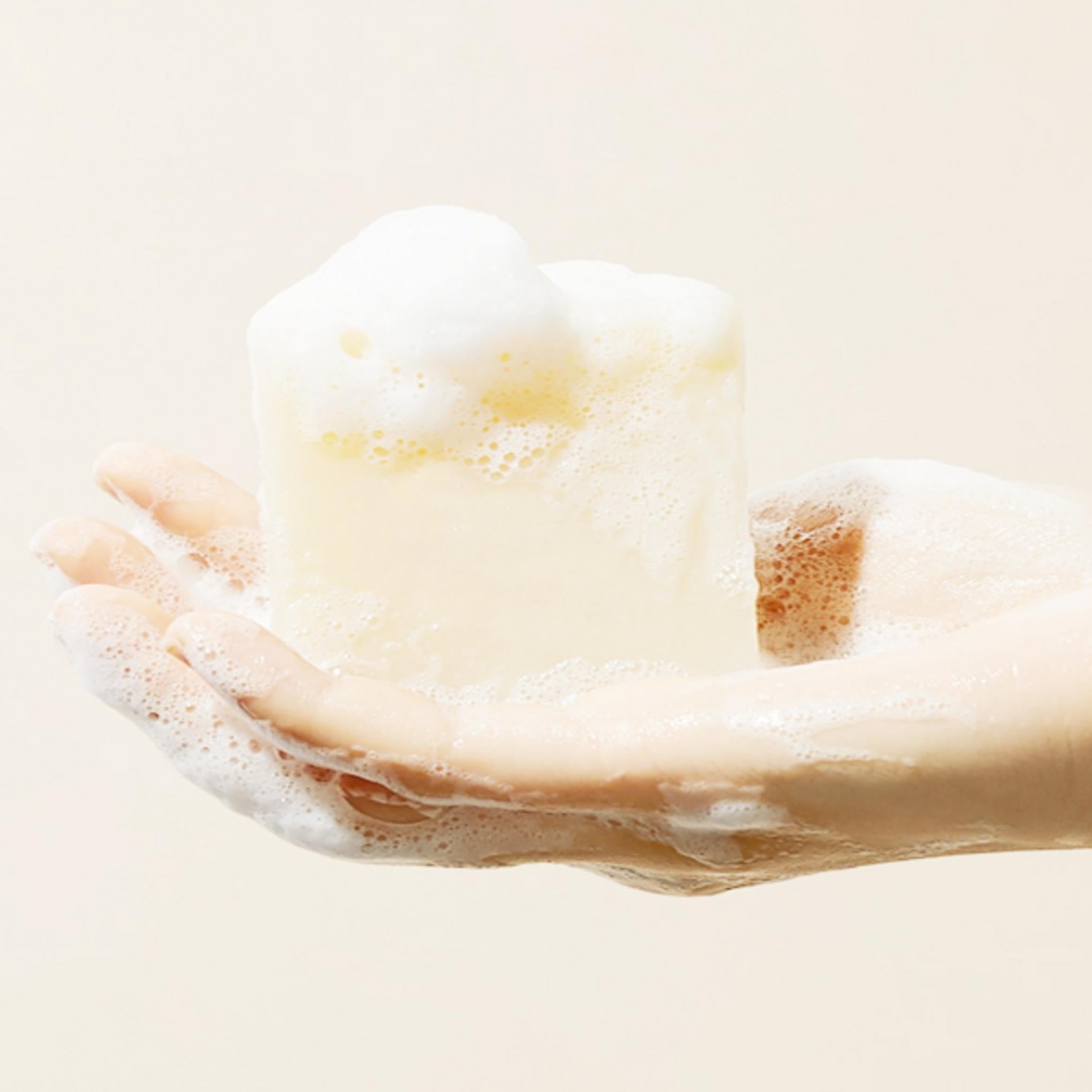 SoapMe Sulfatfreie, milde Hinoki-Adlay-Seife, 4er-Set