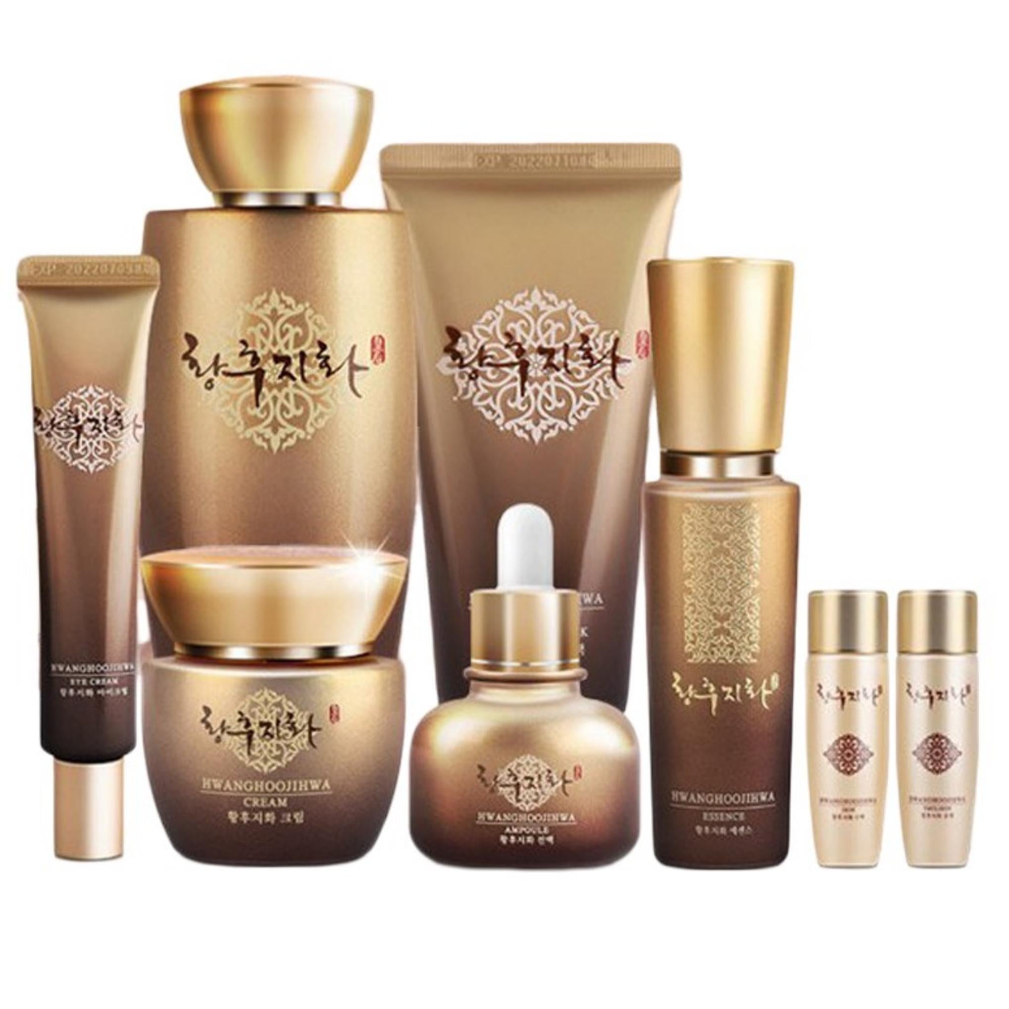 Conjunto Coreano Hwanghujihwa Herbal de 6 peças + 2 peças para viagem