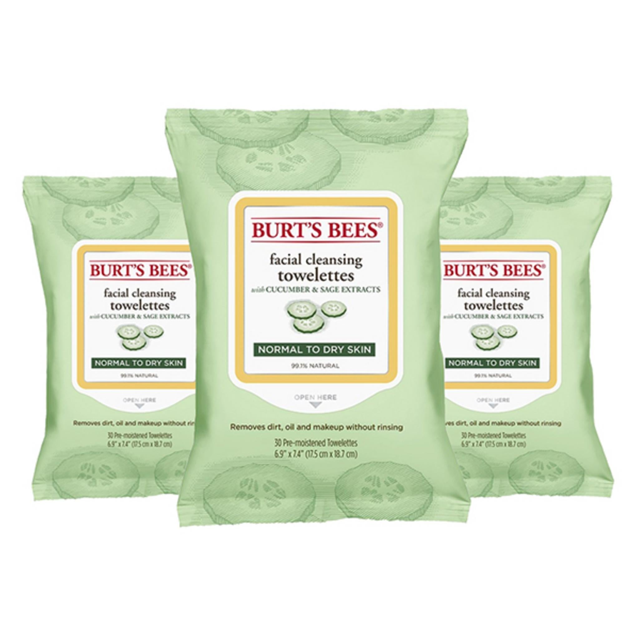 Burt's Bees Gesicht-Reinigungstuch 17.5 x 18.7cm