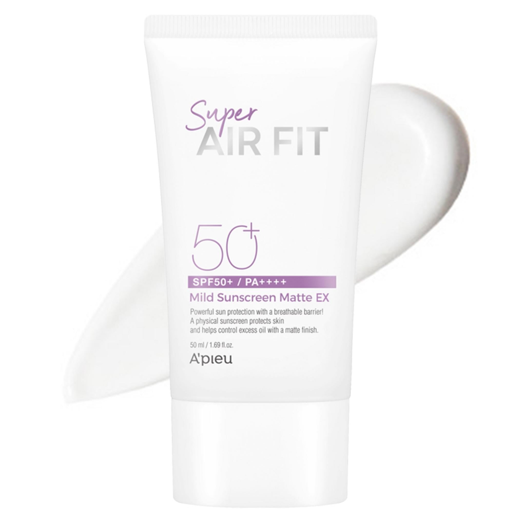 Apieu Crema Solar Suave Super Air Fit Sin Sebo EX SPF50+ PA++++