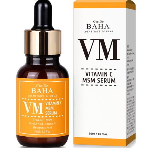 Kosdbach VM Siero Stabilizzato alla Vitamina C C + E MSM Ipoallergenico Pelle Sensibile 30ml