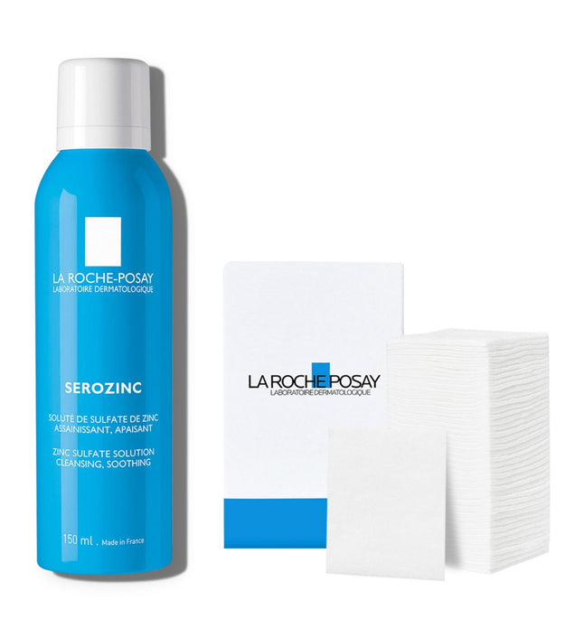 La Roche Posay Serozinc Mist 150ml + Cotton Pad 40p Set
