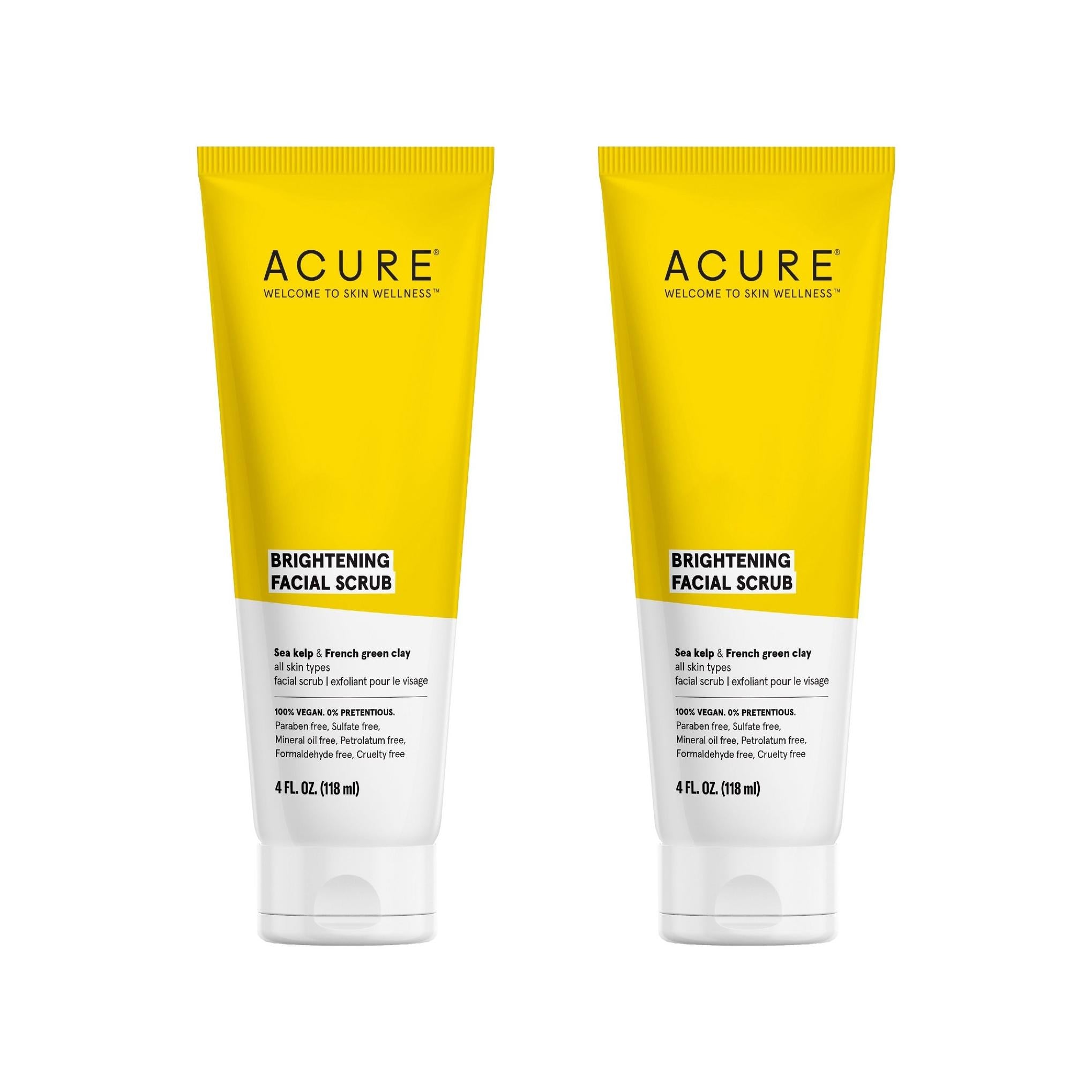 Exfoliante facial iluminador de Acure