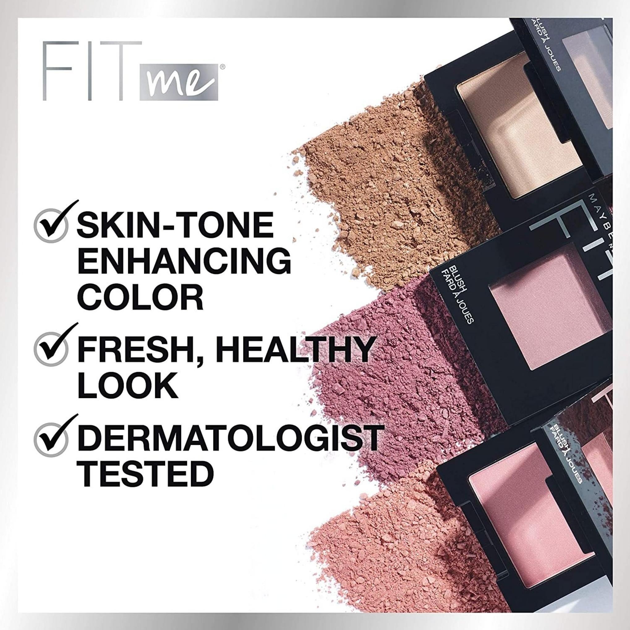 Maybelline Fit Me! blush pad a week