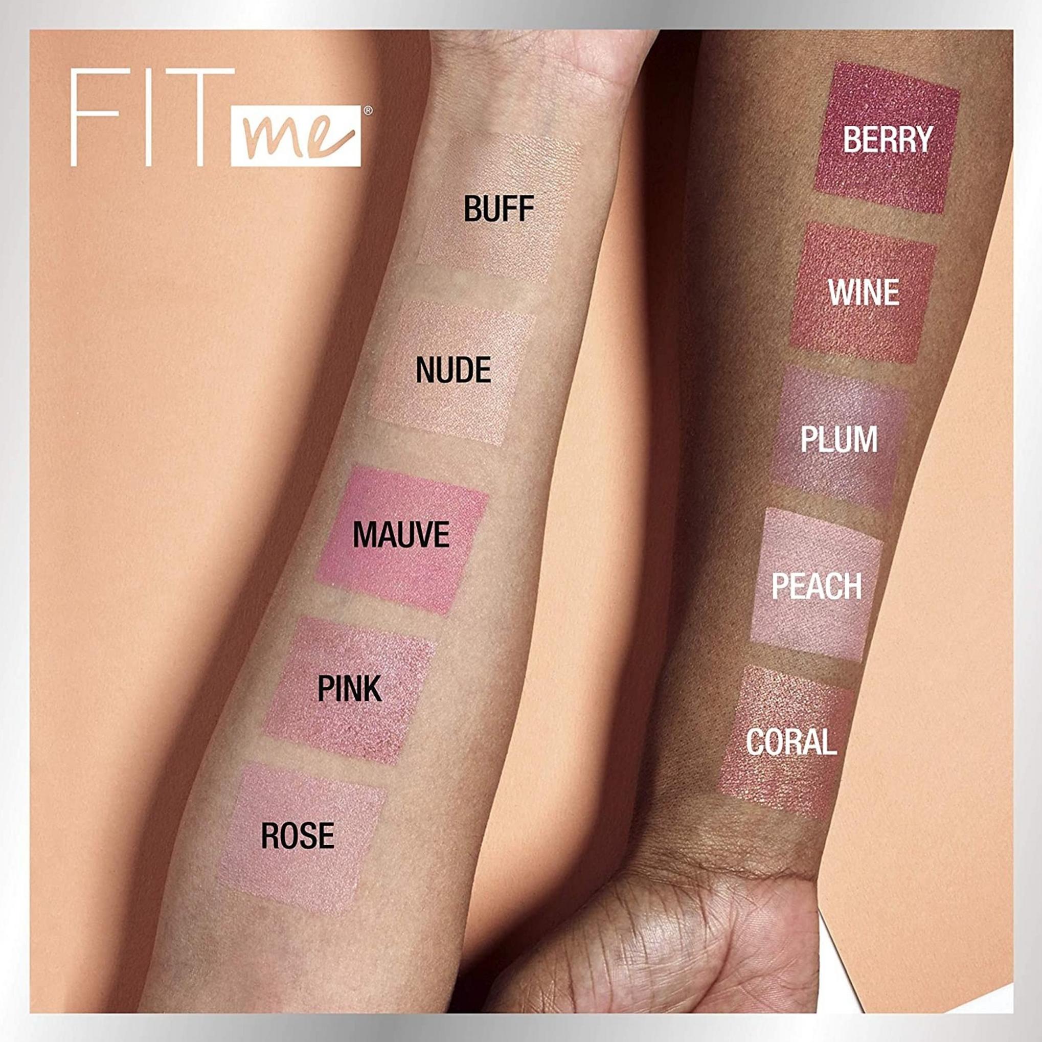 Maybelline Fit Me! blush pad a week