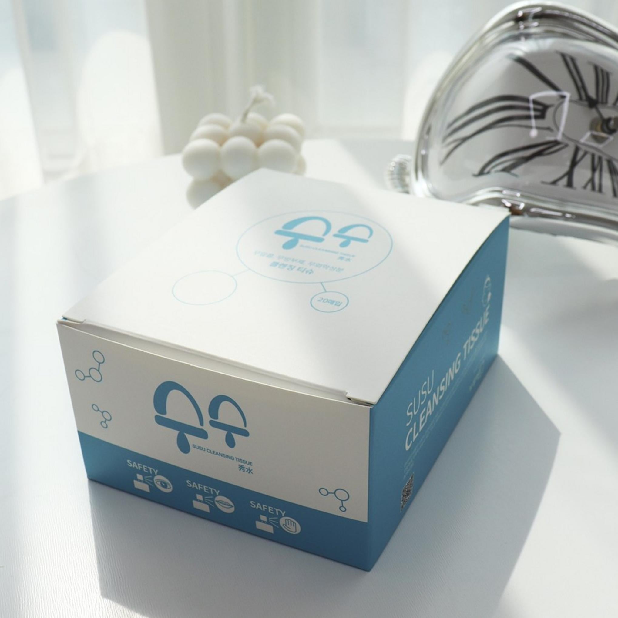 Set regalo con fazzoletti bagnati per esterni, regalo Chuseok per l'inaugurazione della casa, per la pulizia dell'ospedale