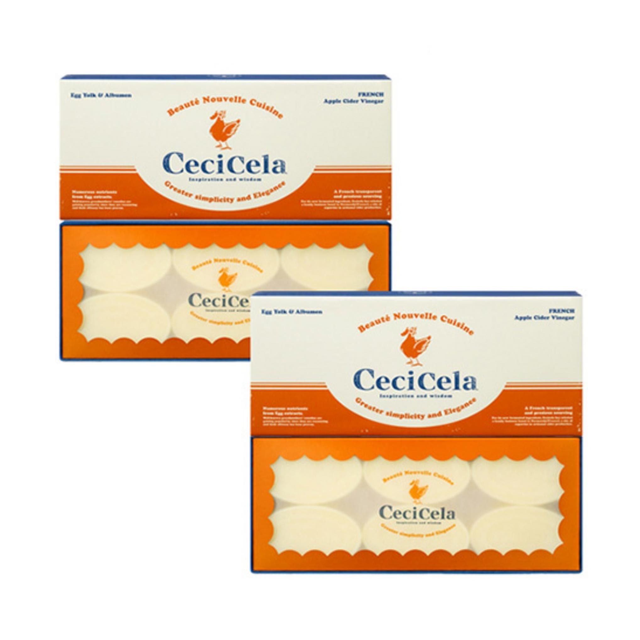 Набор мыла Cecisella Beauty Bar с яйцом и нормандским яблочным кедровым уксусом