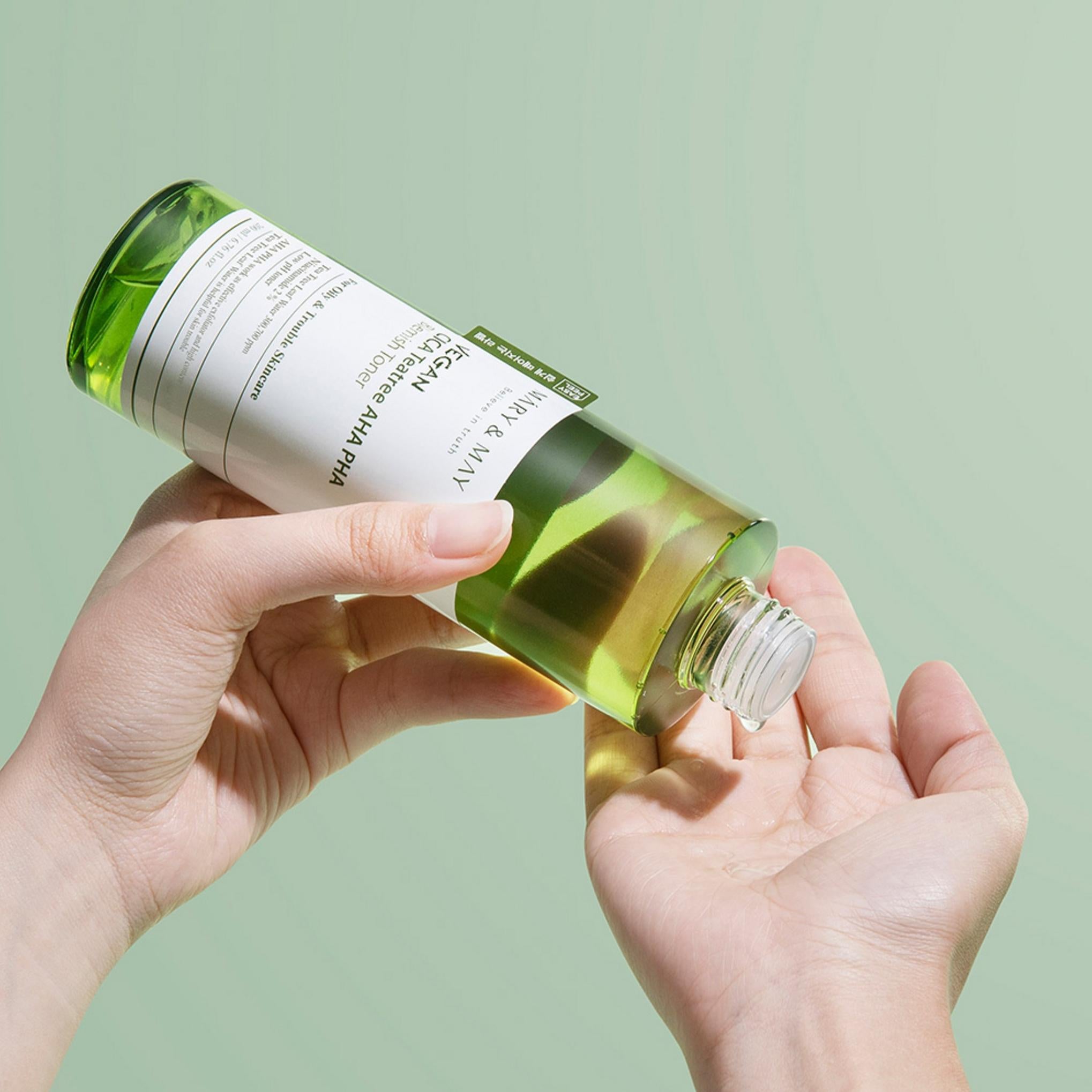 Marienmay Vegan Cica Tea Tree Aha Pha Blemish Toner