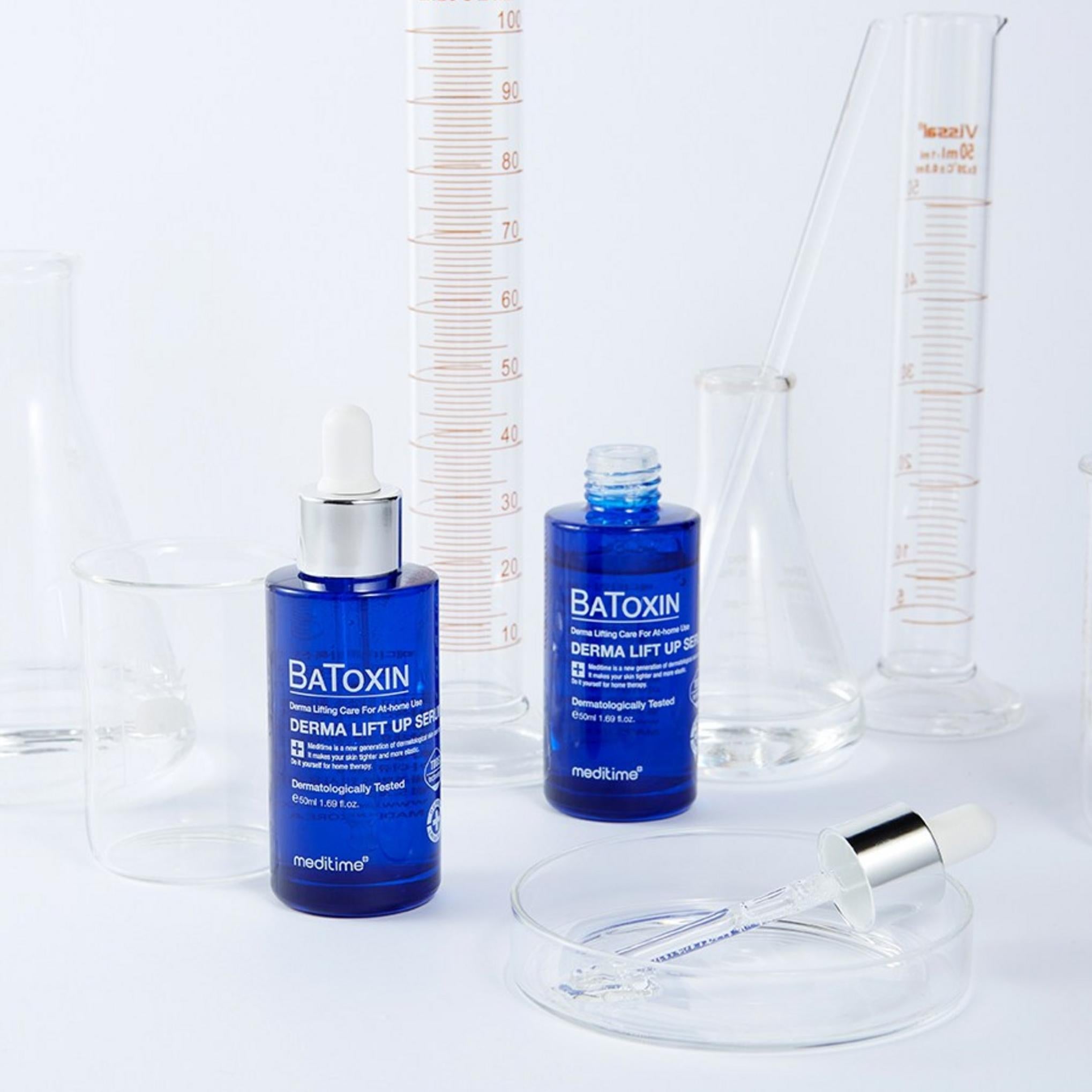 Meditime Bartoxin Lifting Ampoule 50ml Peptide Whitening Elasticity Nasolabial Lines Essence Serum