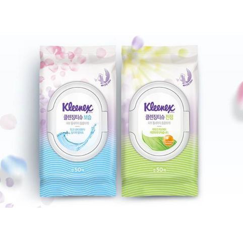 Kleenex Tissu Nettoyant Apaisant - Démaquillant