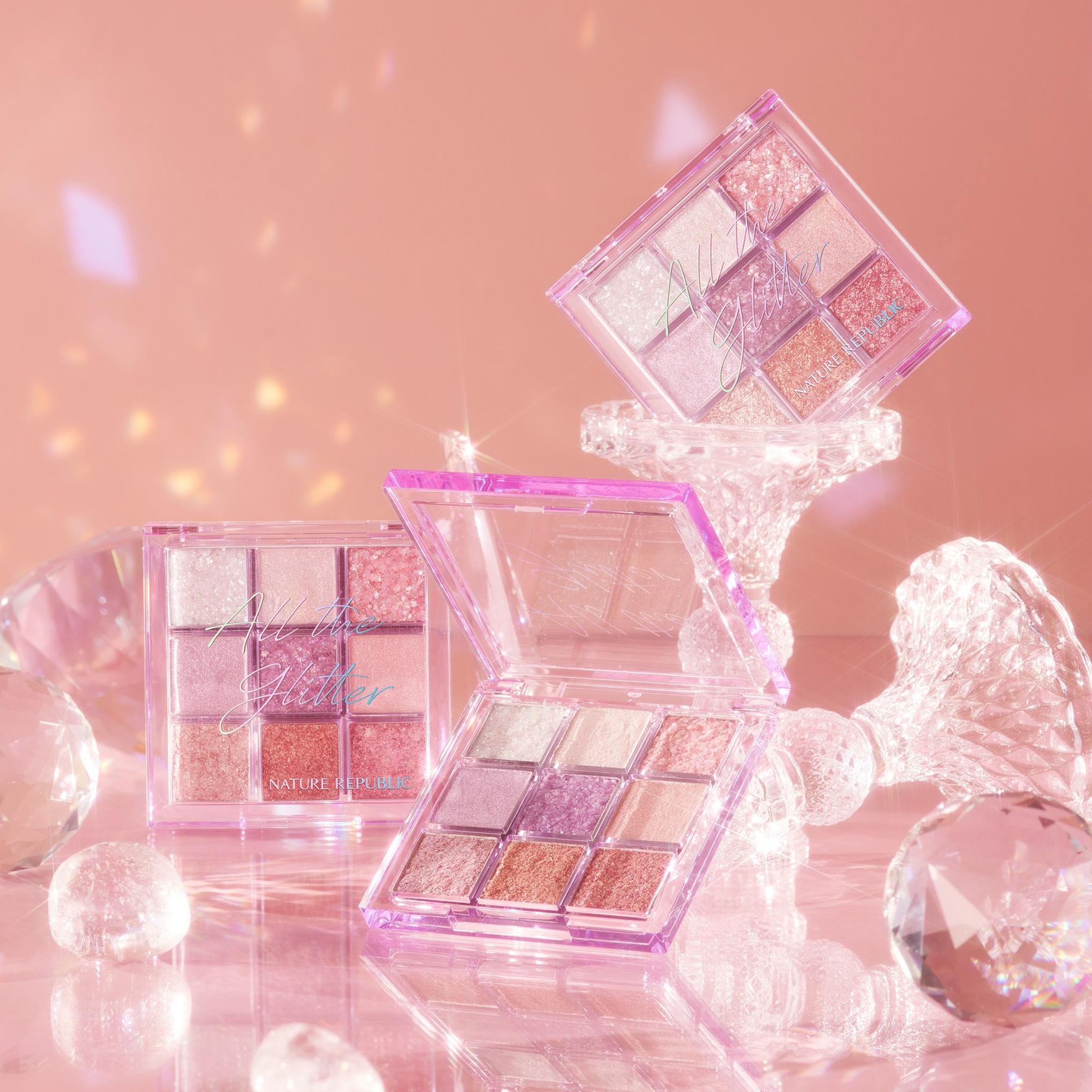 Палитра теней для век Glitter Holic от Nature Republic