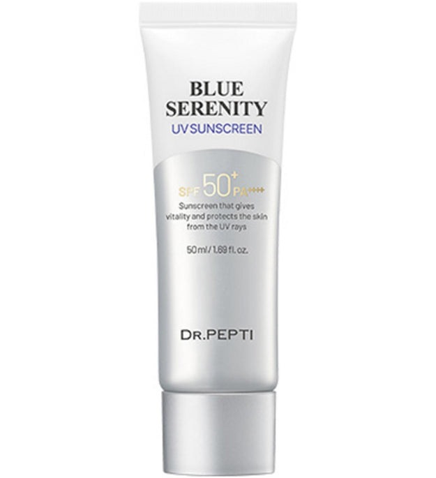 ドクター ペプチ ブルー セレニティ UV 日焼け止め SPF50+ PA++++