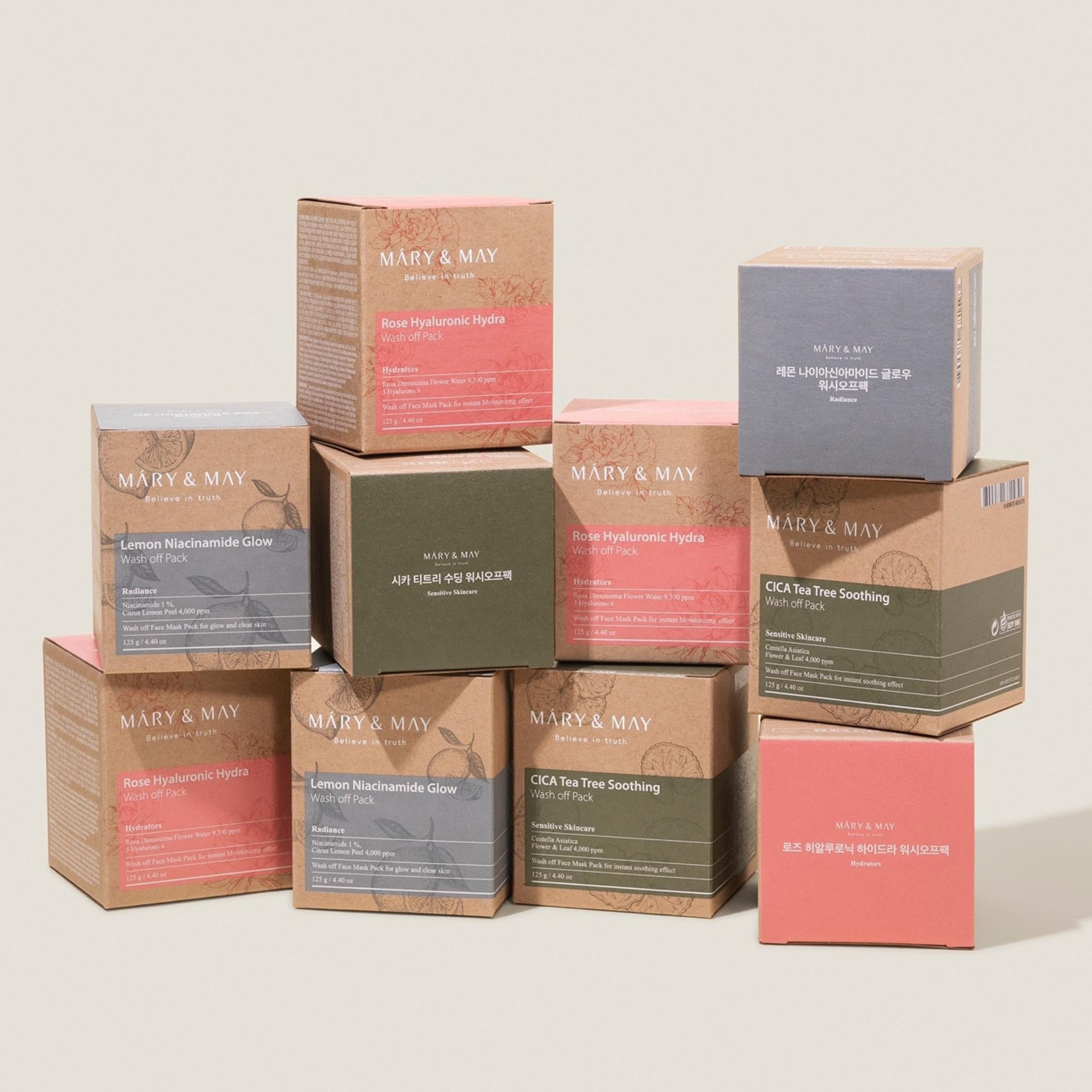 Marienmay Rose Hyaluronic Hydra Wash Off Pack 125g