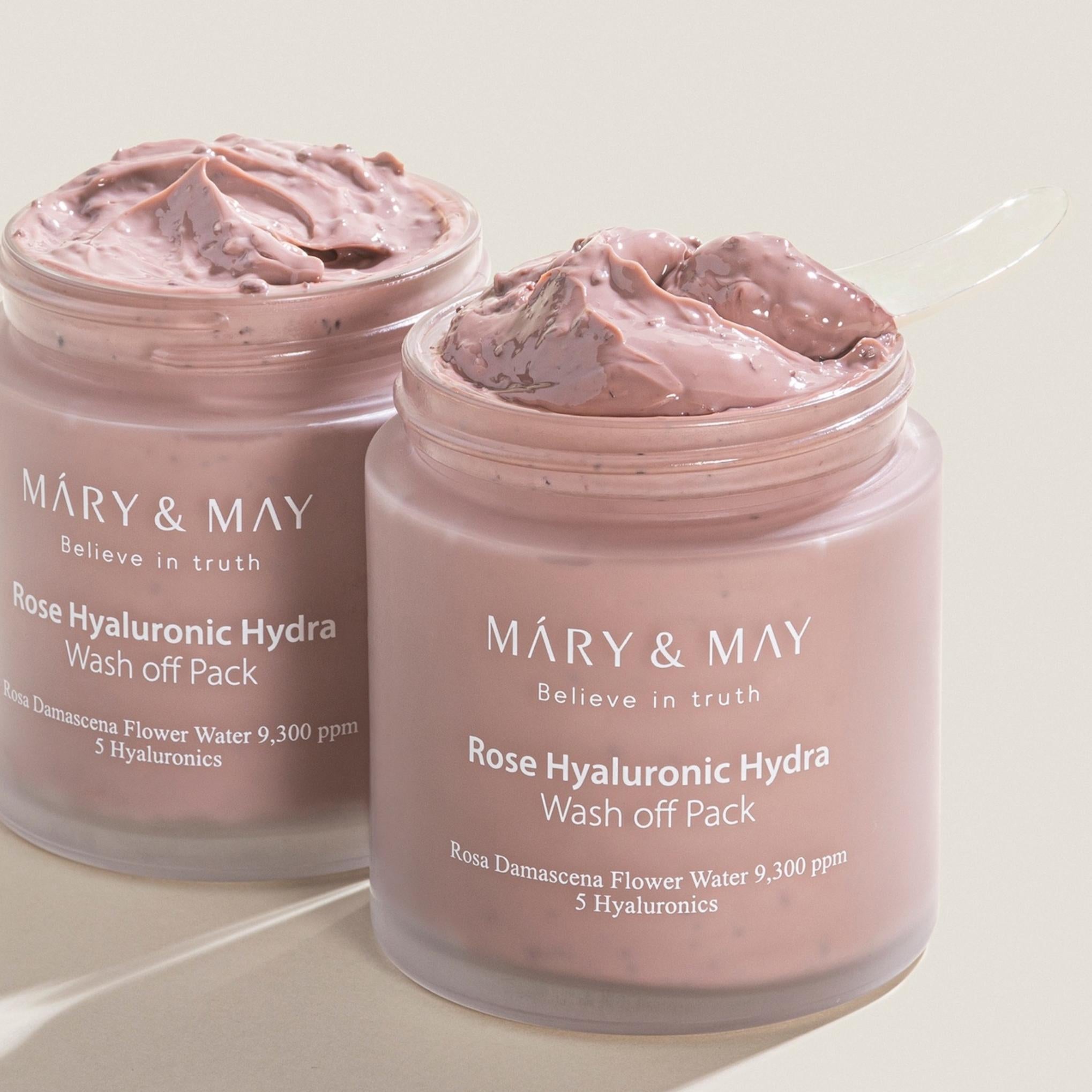 Marienmay Rose Hyaluronic Hydra Wash Off Pack 125g
