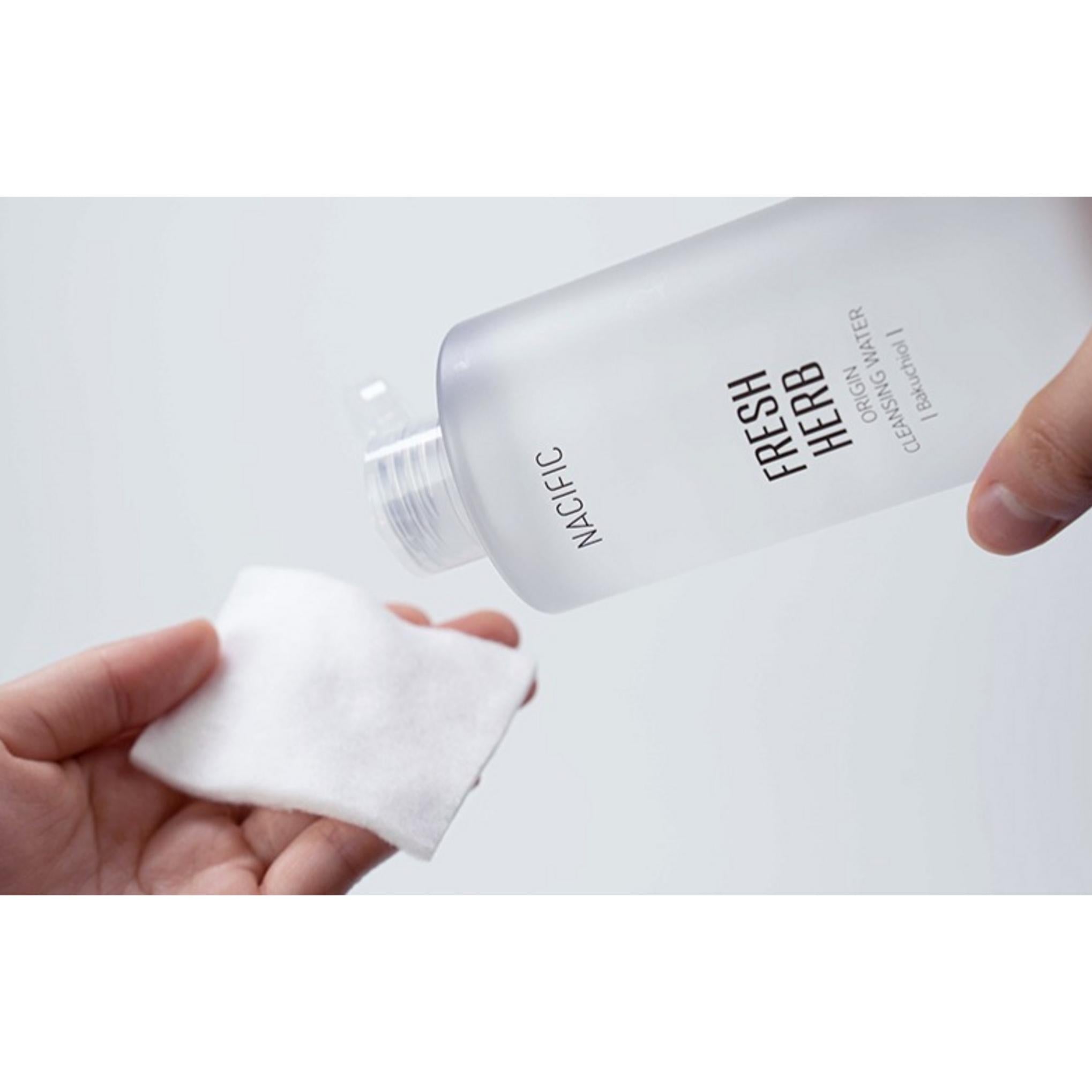 Agua limpiadora de origen de hierbas frescas Necipic Bakuchiol 300ml 1EA