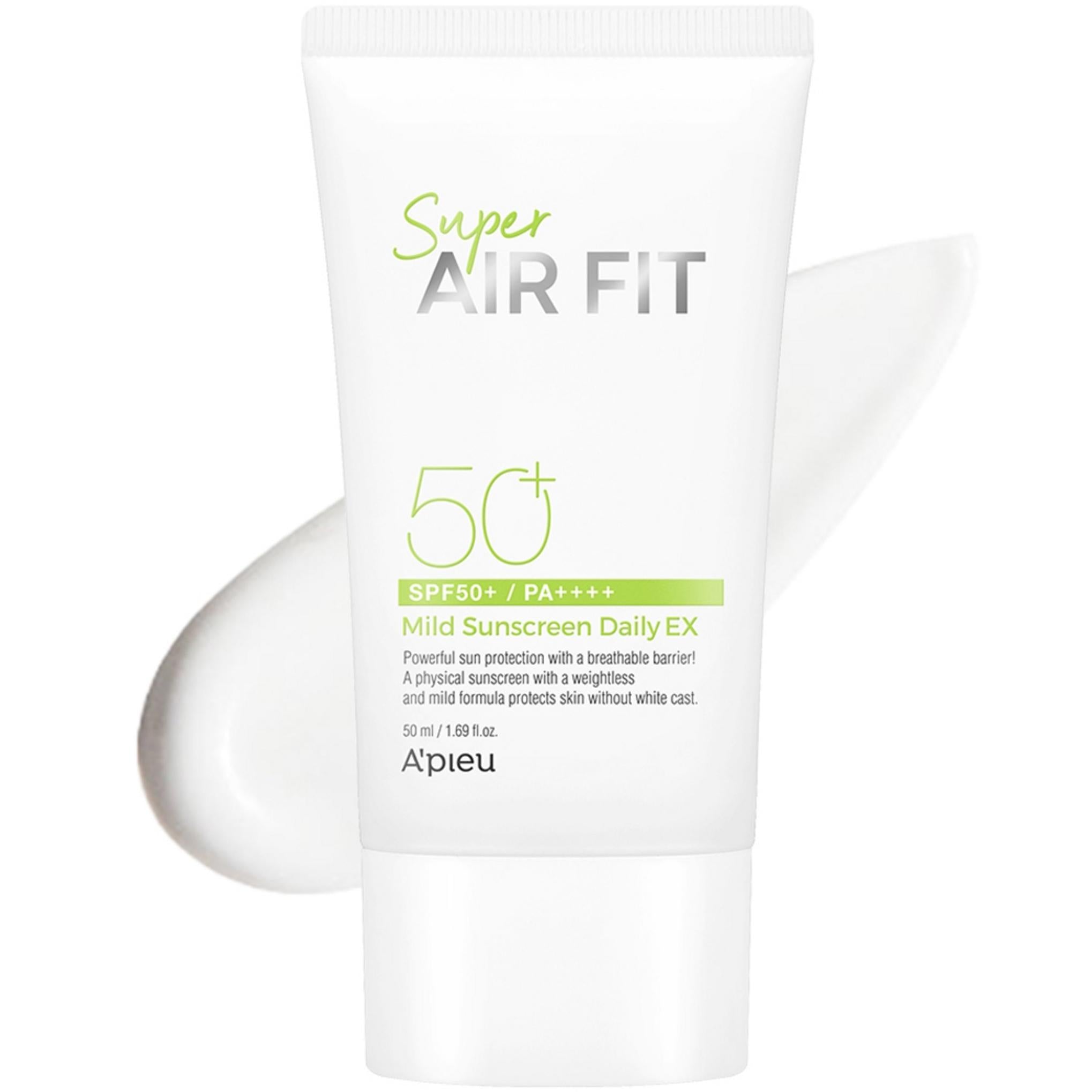 APIEU Super Air Fit Crema solar suave diaria EX SPF50+ PA++++