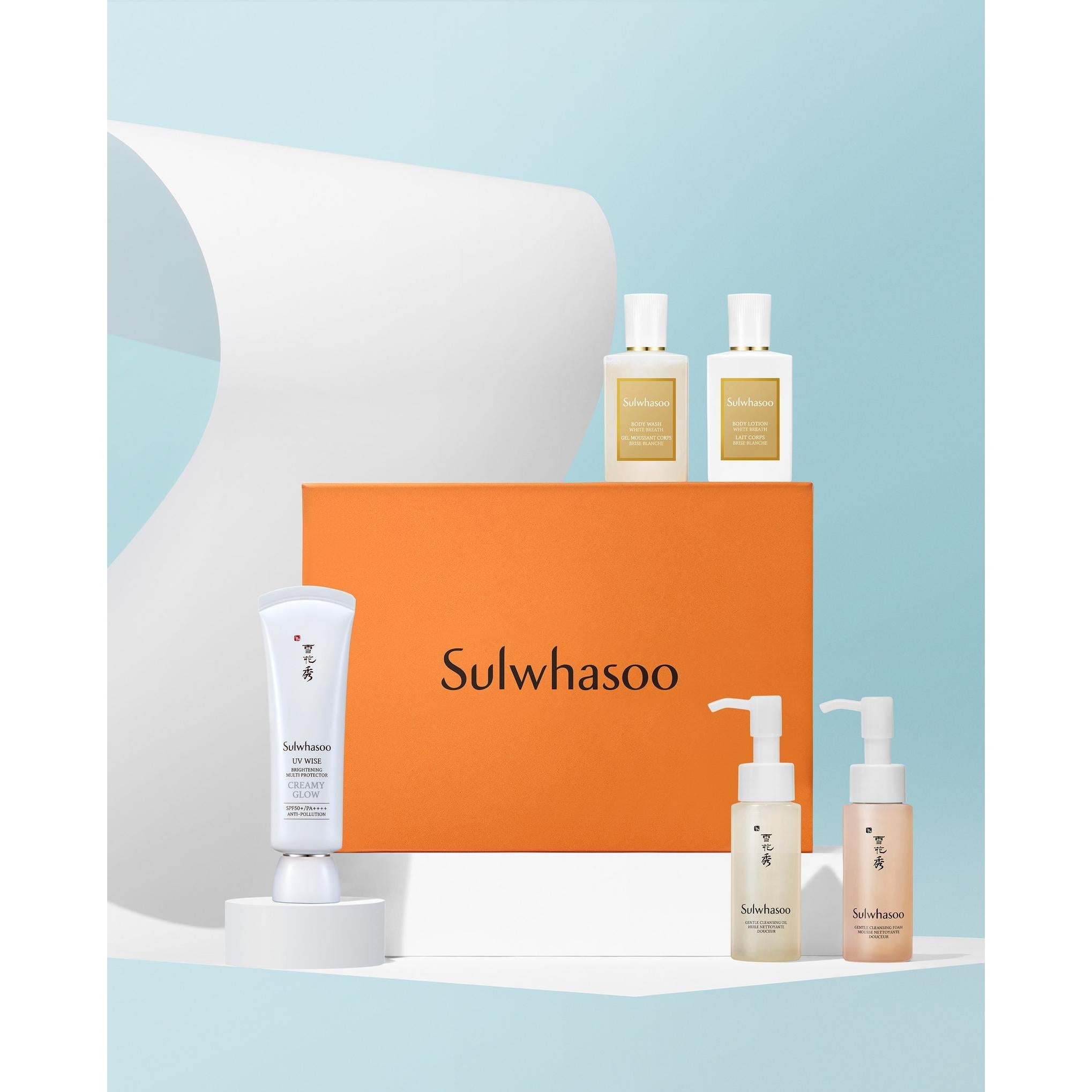 Sulwhasoo Brightening Cream Creamy Glow Sun Cream, набор 50 мл