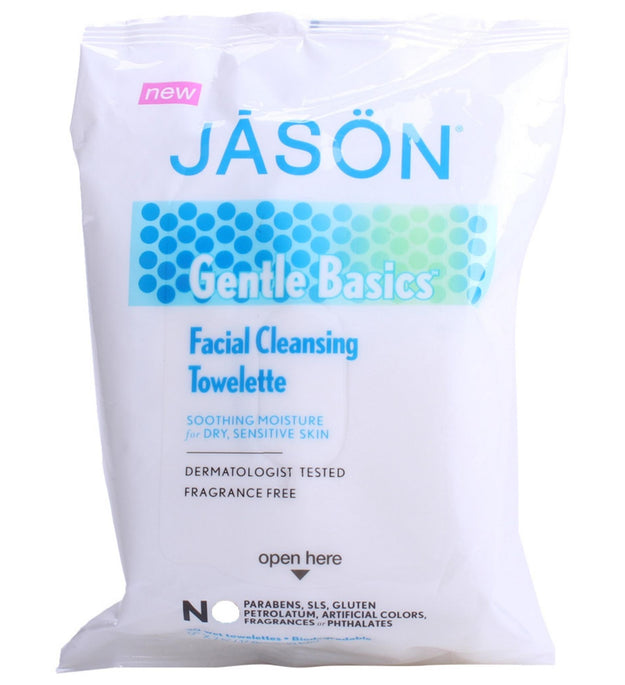 Jason Natural Gentle Basic Facial Cleansing Towelette