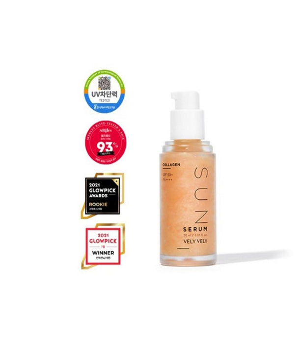 VELY VELY Collagen Sun Serum SPF50+ PA++++