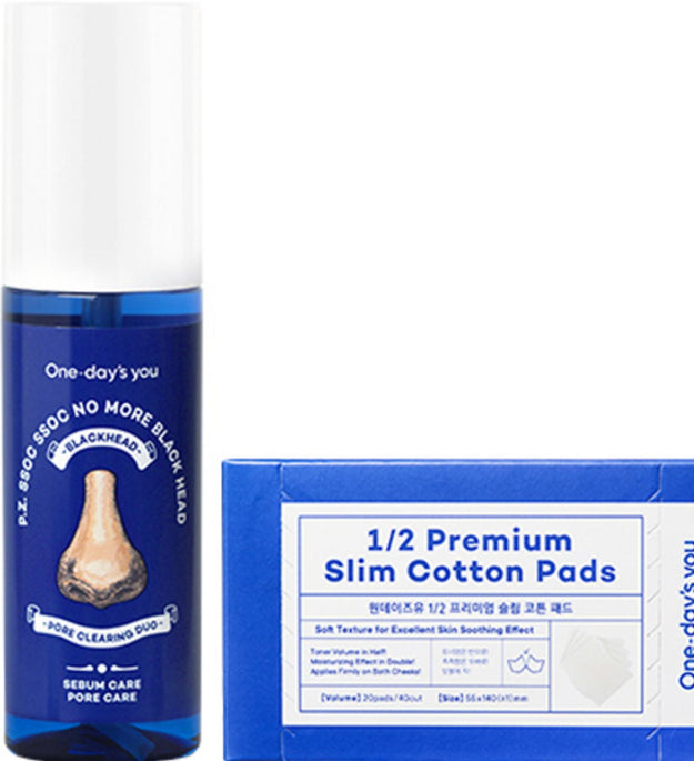 One Days You Sebum Soak No More Blackhead 80 ml + 1/2 coton fin premium 20p
