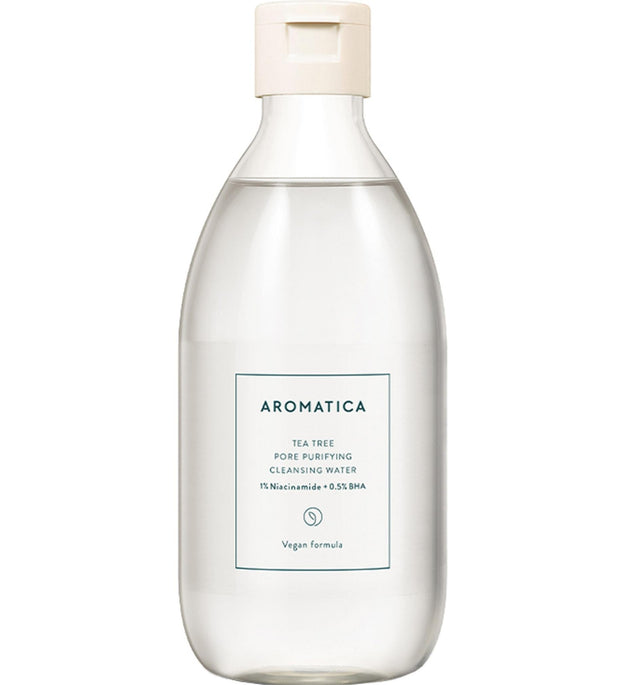 Eau Nettoyante Purifiante des Pores Aromatica Tea Tree 1% Niacinamide + 0,5% BHA