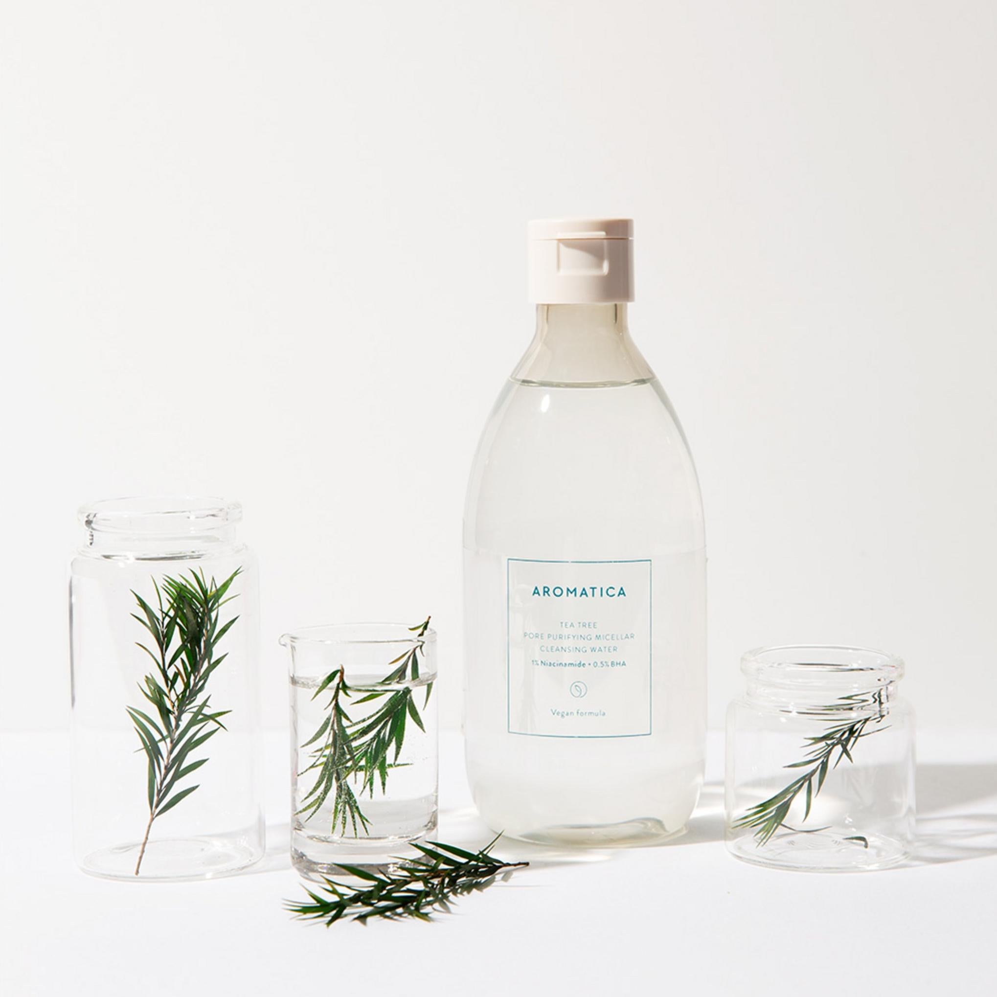 Aromatica Tea Tree Pore Purifying Cleansing Water 1% Niacinamide + 0.5% BHA