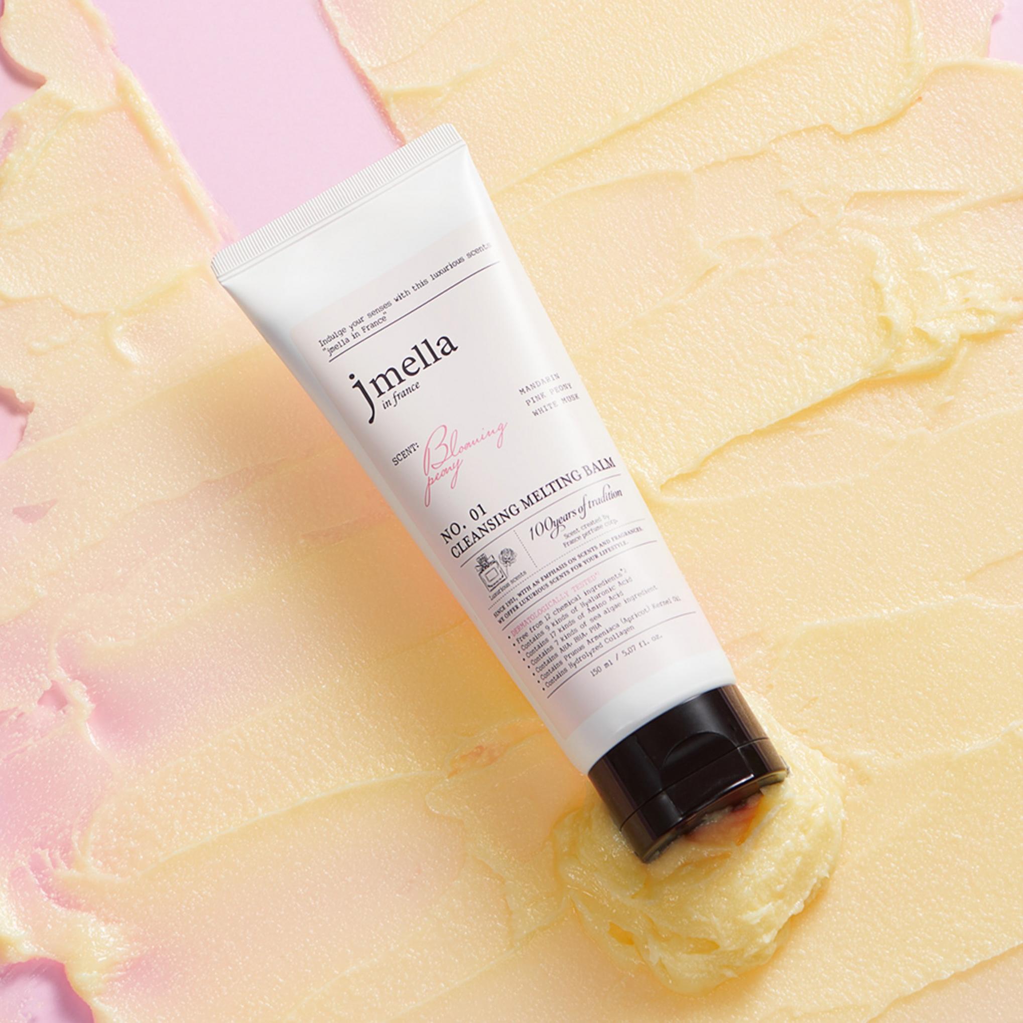 J Mela in France Blooming Peony Bálsamo limpiador y fundente