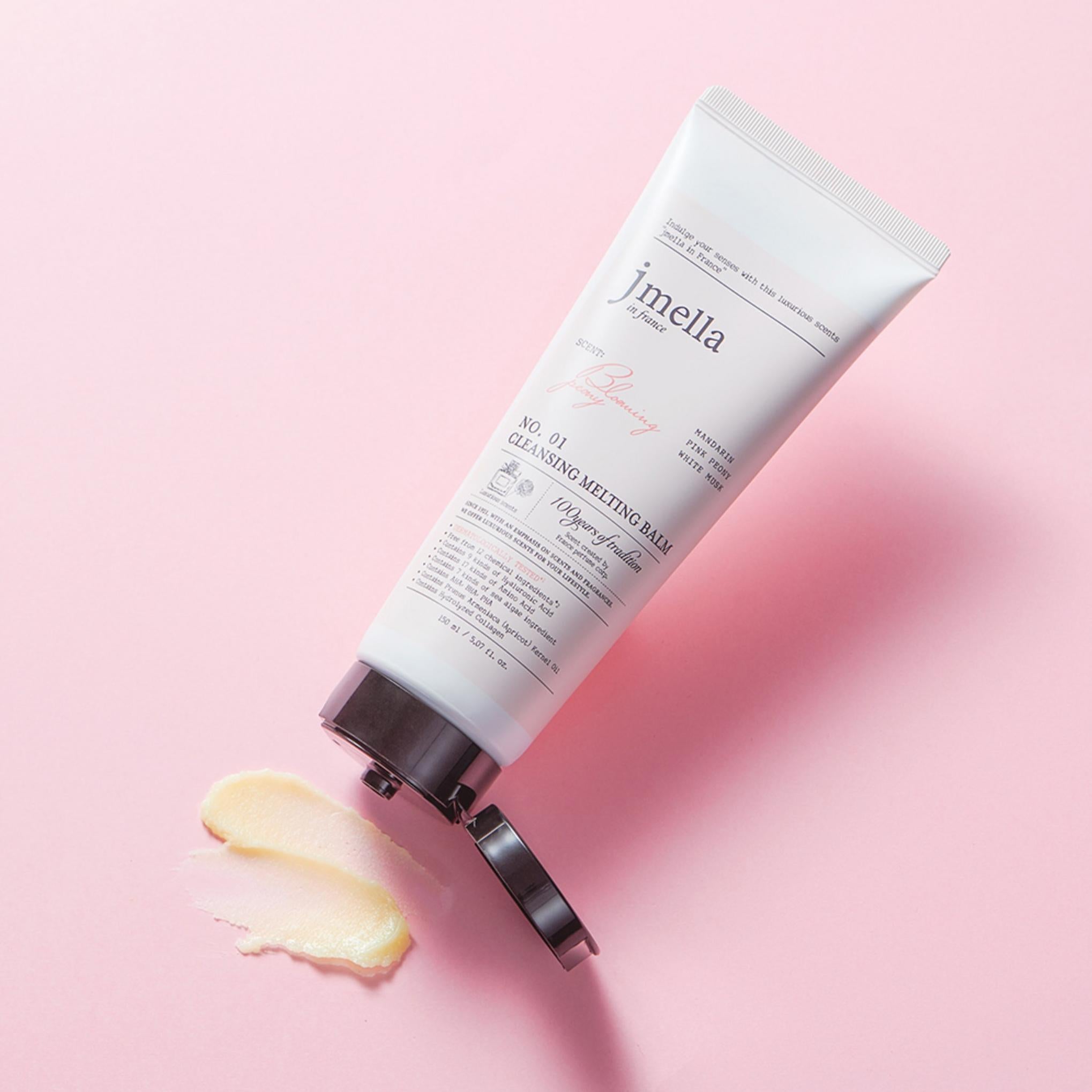 J Mela in France Blooming Peony Bálsamo limpiador y fundente