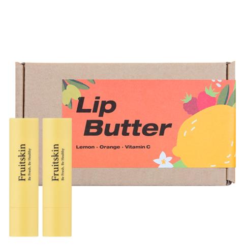 [Fruit Skin] Conjunto de manteiga labial de tangerina vegana 3,2g 2ea