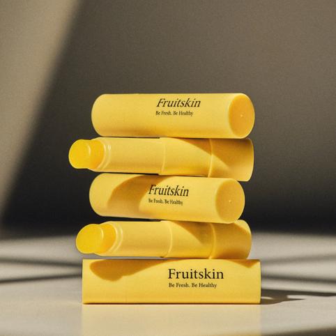 [Fruit Skin] Conjunto de manteiga labial de tangerina vegana 3,2g 2ea