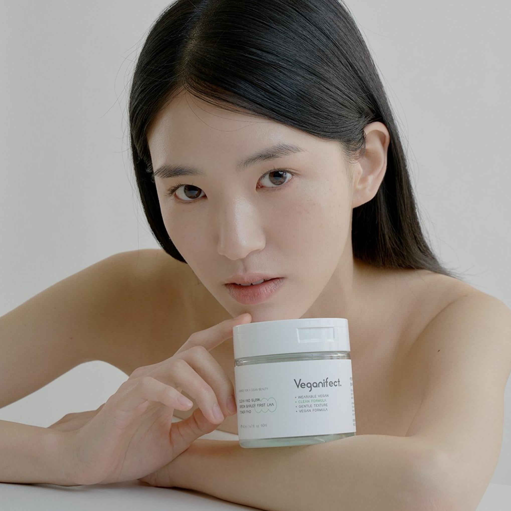 Vegan Effect Green Barley First LHA Tonico Esfoliante con Dischetto 140ml