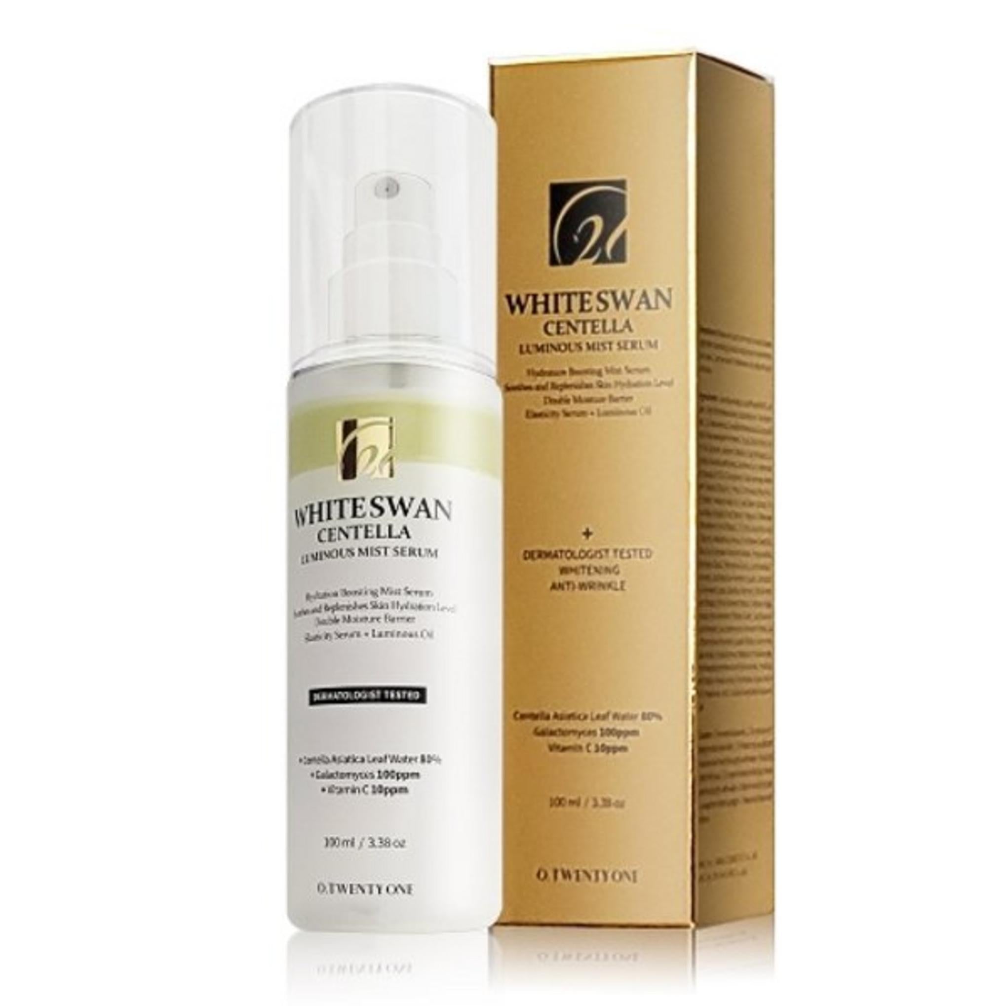O2NE1 White Swan Centella Siero Luminoso in Nebbia